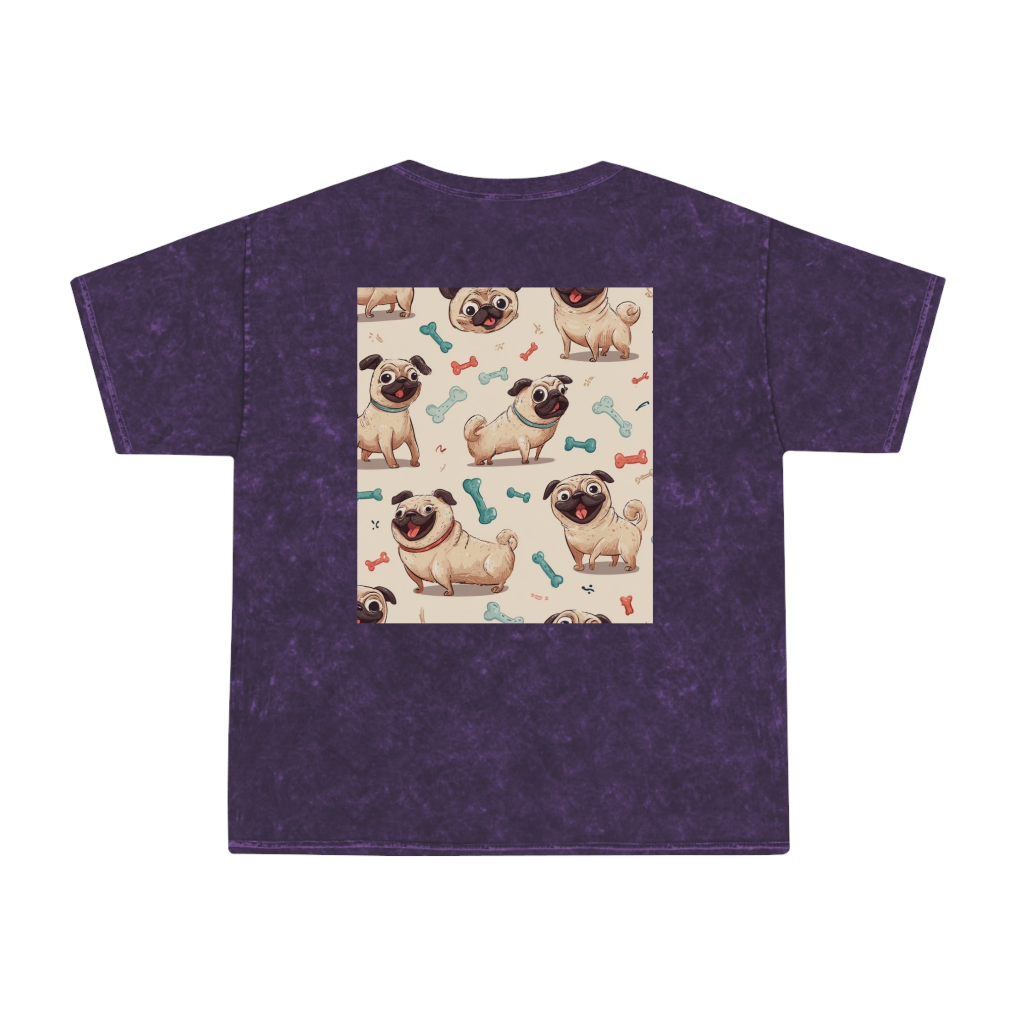 Cute Pug Graphic Tee for Dog Lovers, Casual Summer Shirt, Gift for Pet Owners, Unisex Vintage Style, Animal Print T-Shirt