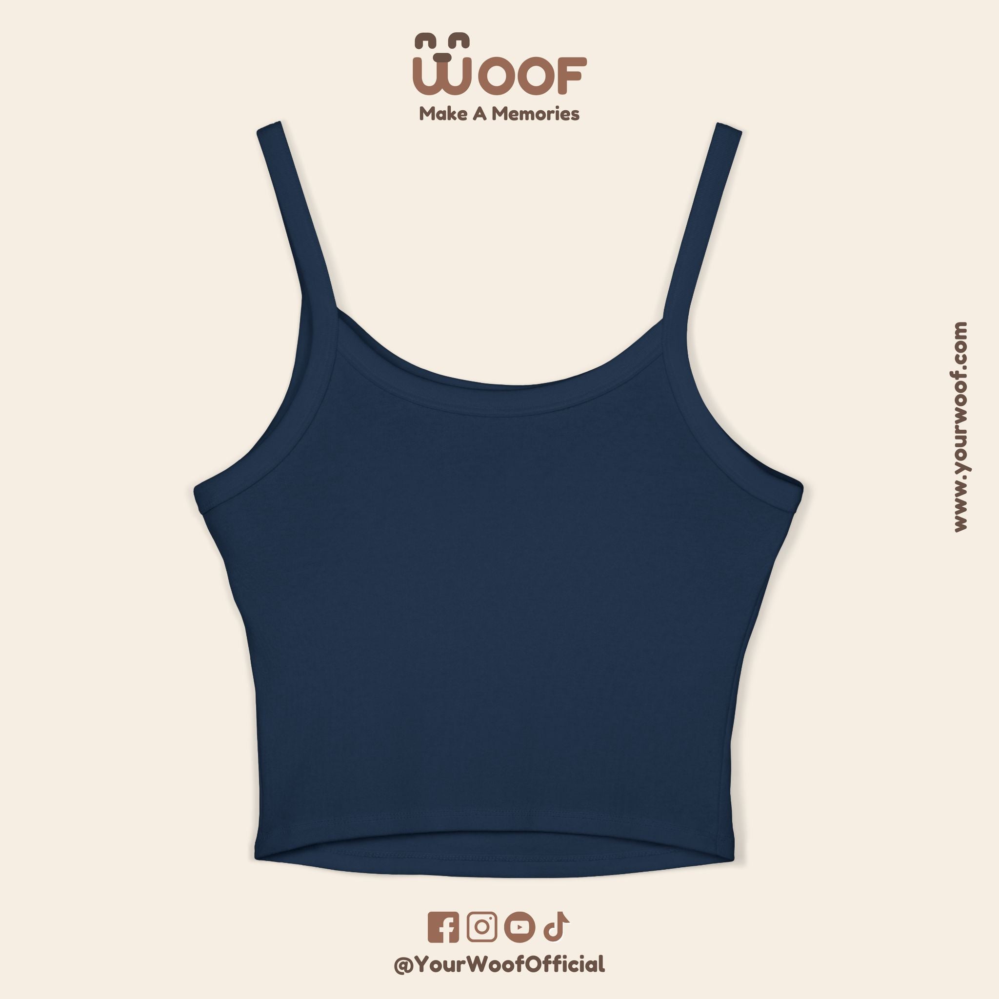 Cute Pet Lover's Spaghetti Strap Tank Top, Dog Mom Gift, Summer Top, Casual Wear, Animal Lover Apparel