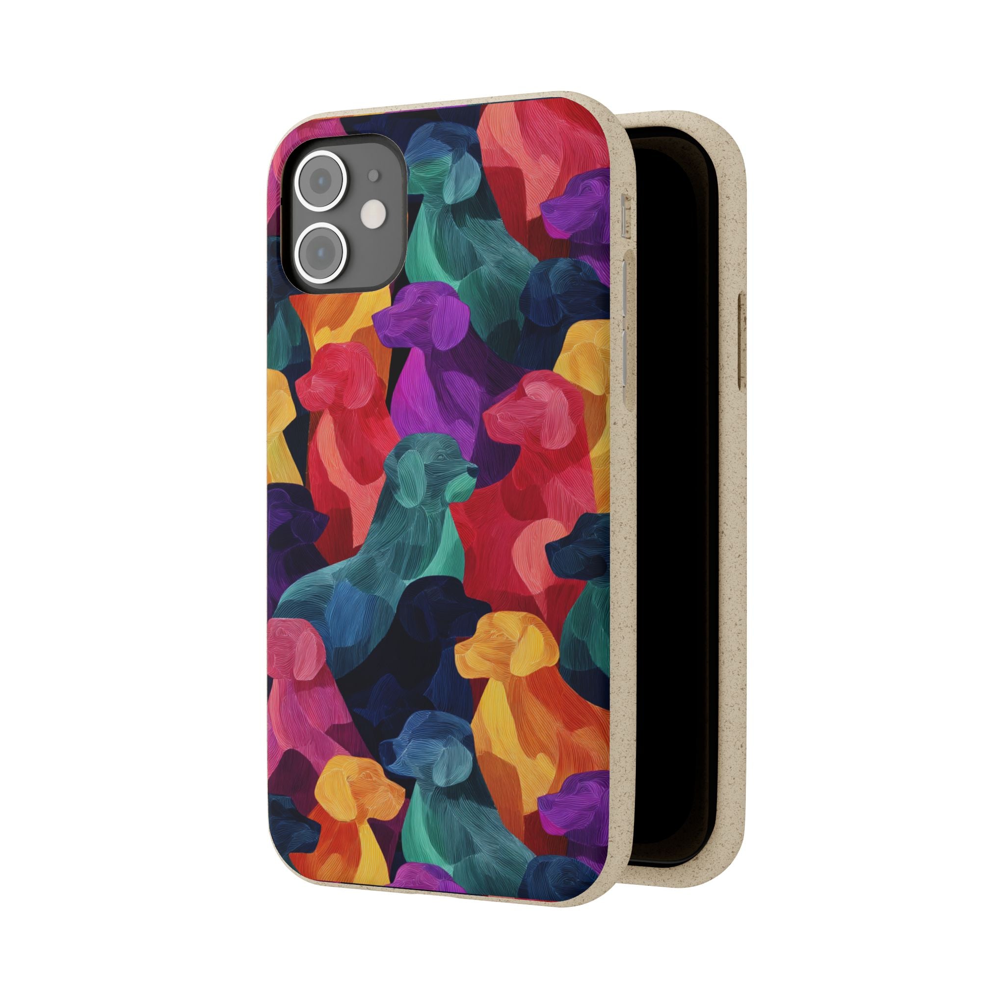 Colorful Dog-Themed Biodegradable Phone Cases, Eco-friendly Gifts for Pet Lovers, Sustainable Accessories for Everyday Use, Dog Lover [...]