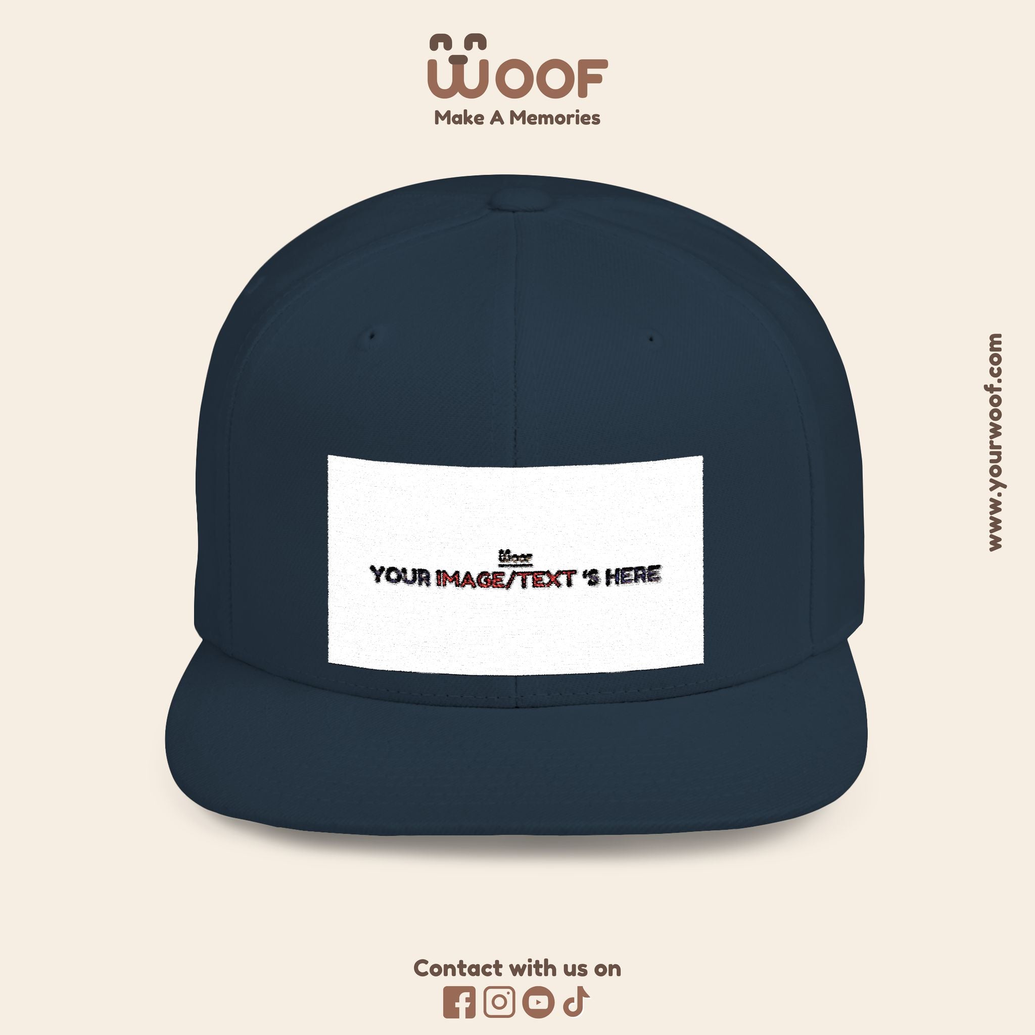 Stylish Flat Bill Snapback Hat, Custom Cap, Trendy Streetwear, Gift for Him/Her, Perfect for Events & Fashion Lovers