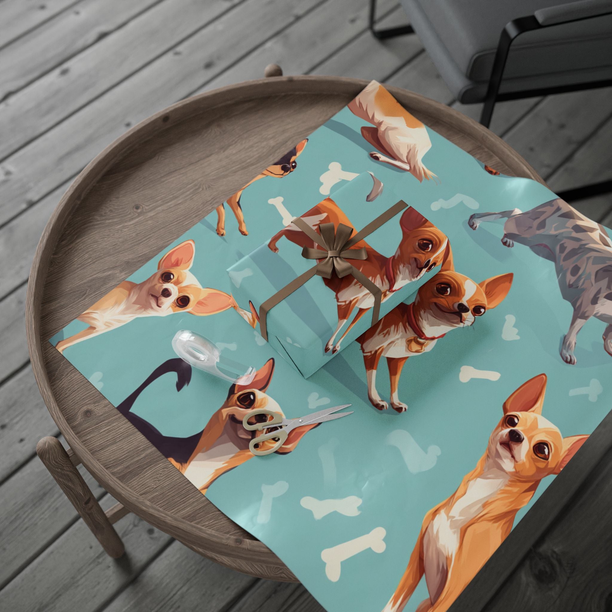 Chihuahua Wrapping Paper - Fun & Whimsical Gift Wrap for Dog Lovers