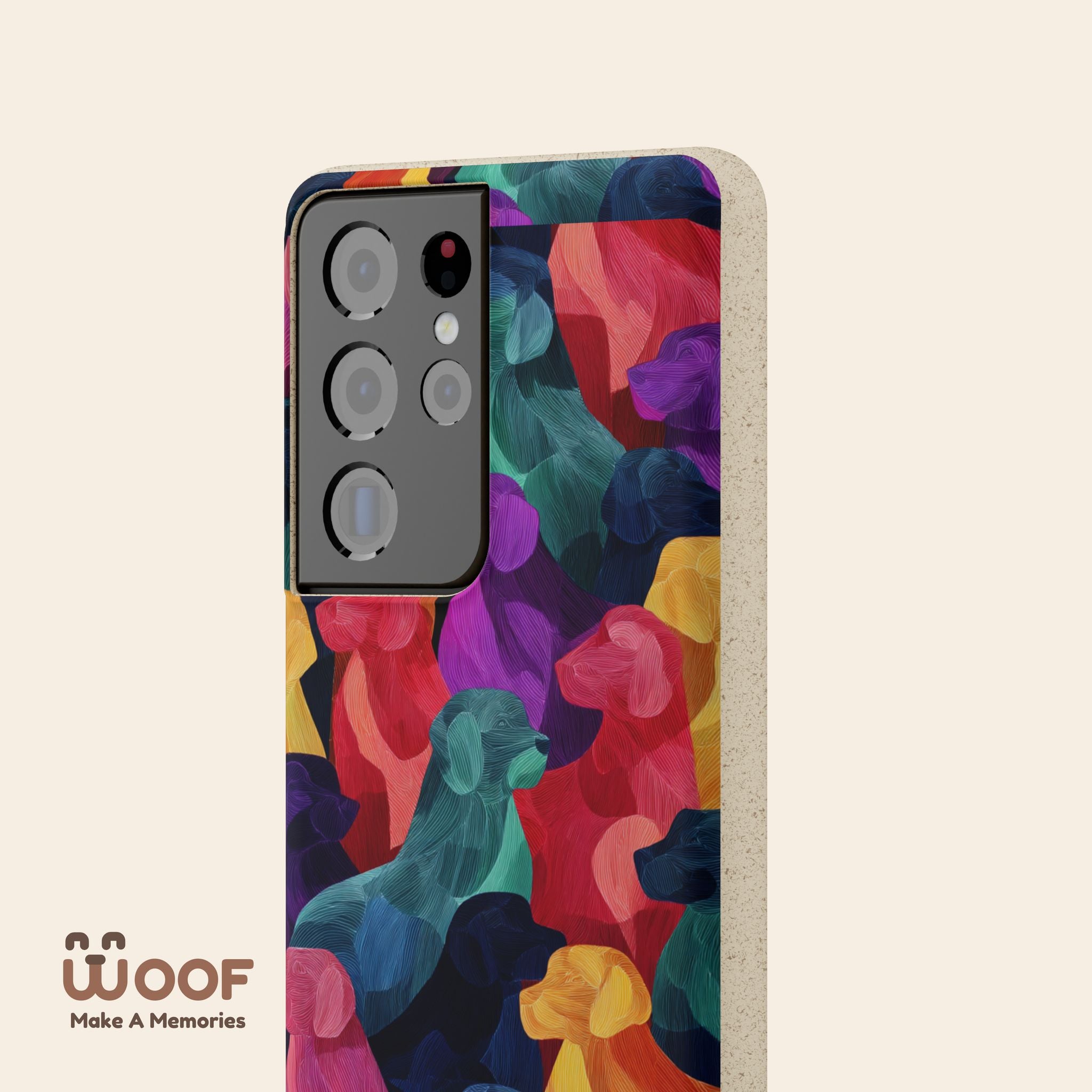 Colorful Dog-Themed Biodegradable Phone Cases, Eco-friendly Gifts for Pet Lovers, Sustainable Accessories for Everyday Use, Dog Lover [...]