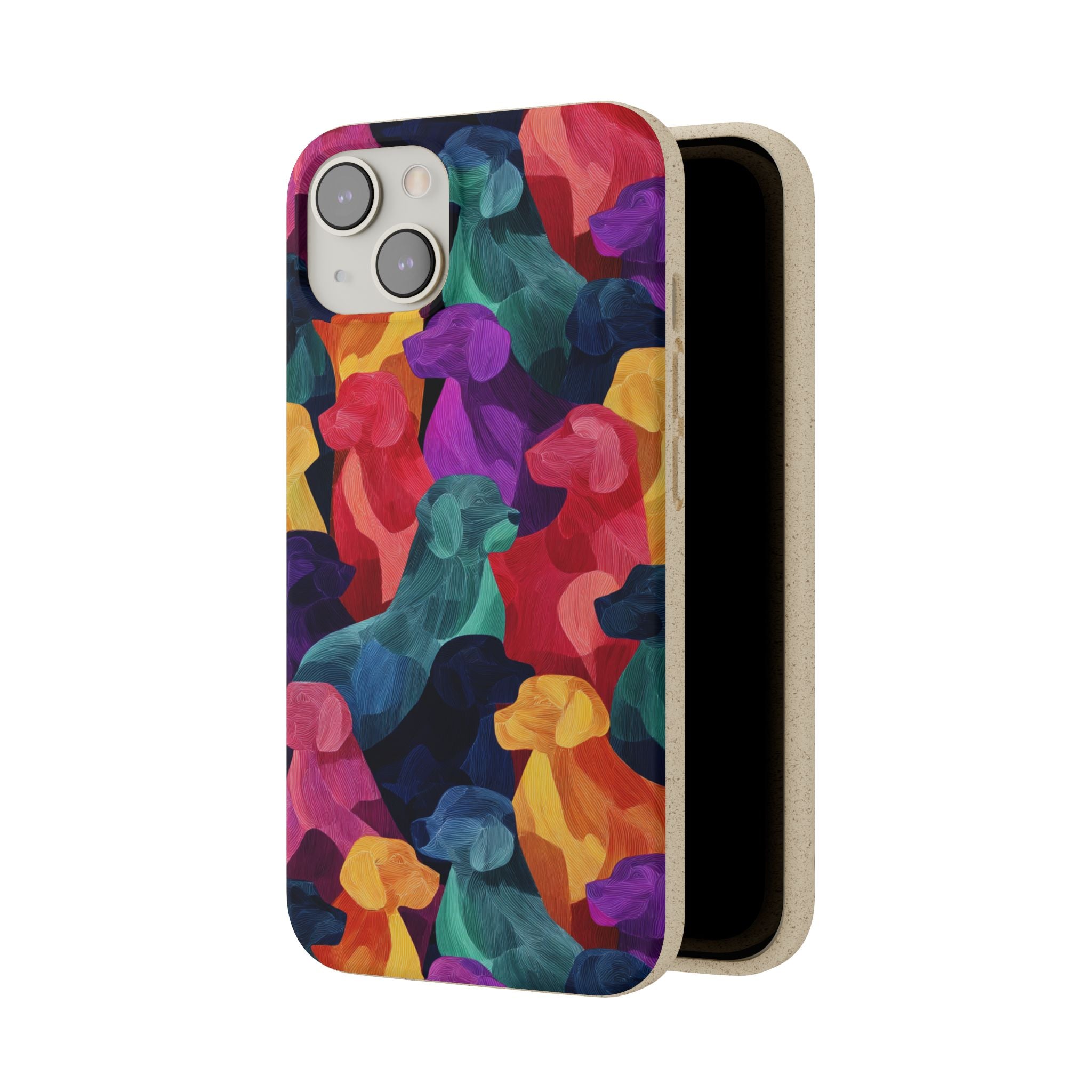 Colorful Dog-Themed Biodegradable Phone Cases, Eco-friendly Gifts for Pet Lovers, Sustainable Accessories for Everyday Use, Dog Lover [...]