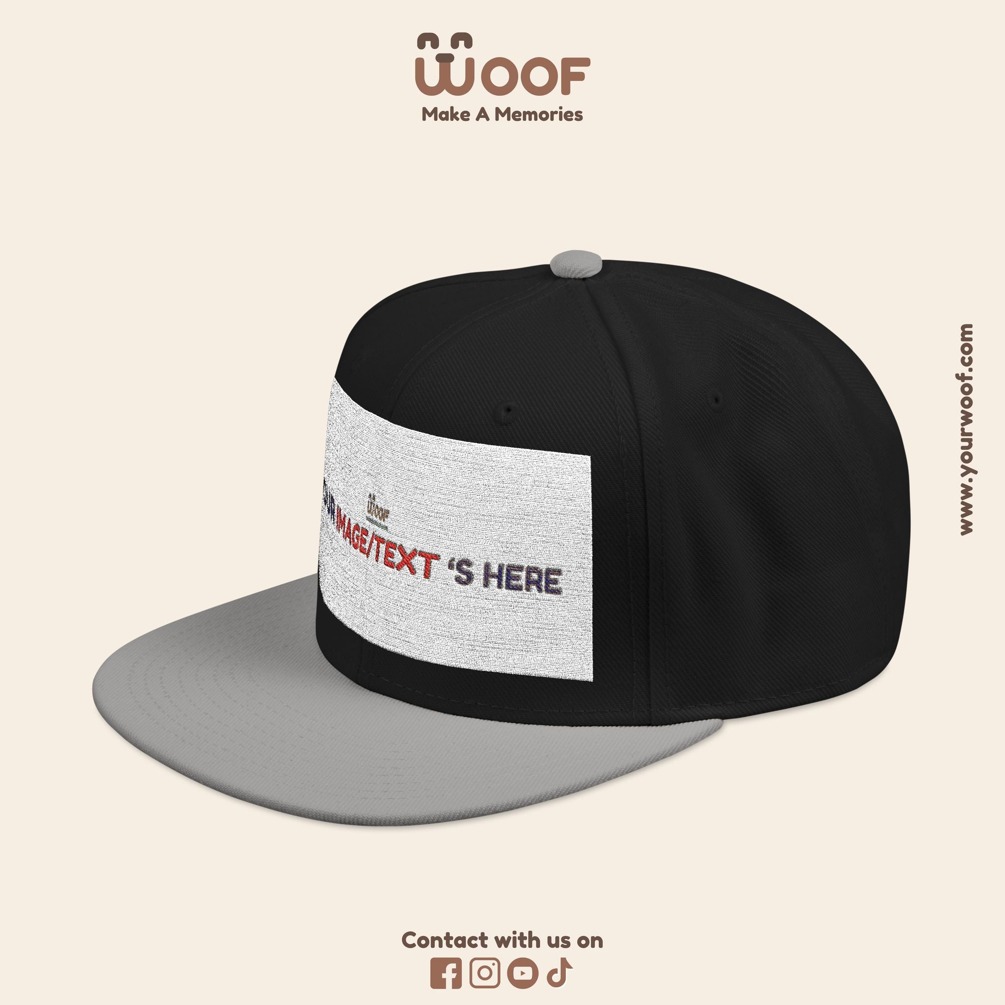 Custom Embroidered Snapback Hat, Personalized Cap, Unique Gifts, Dad Hat, Fashion Accessory, Customized Headwear