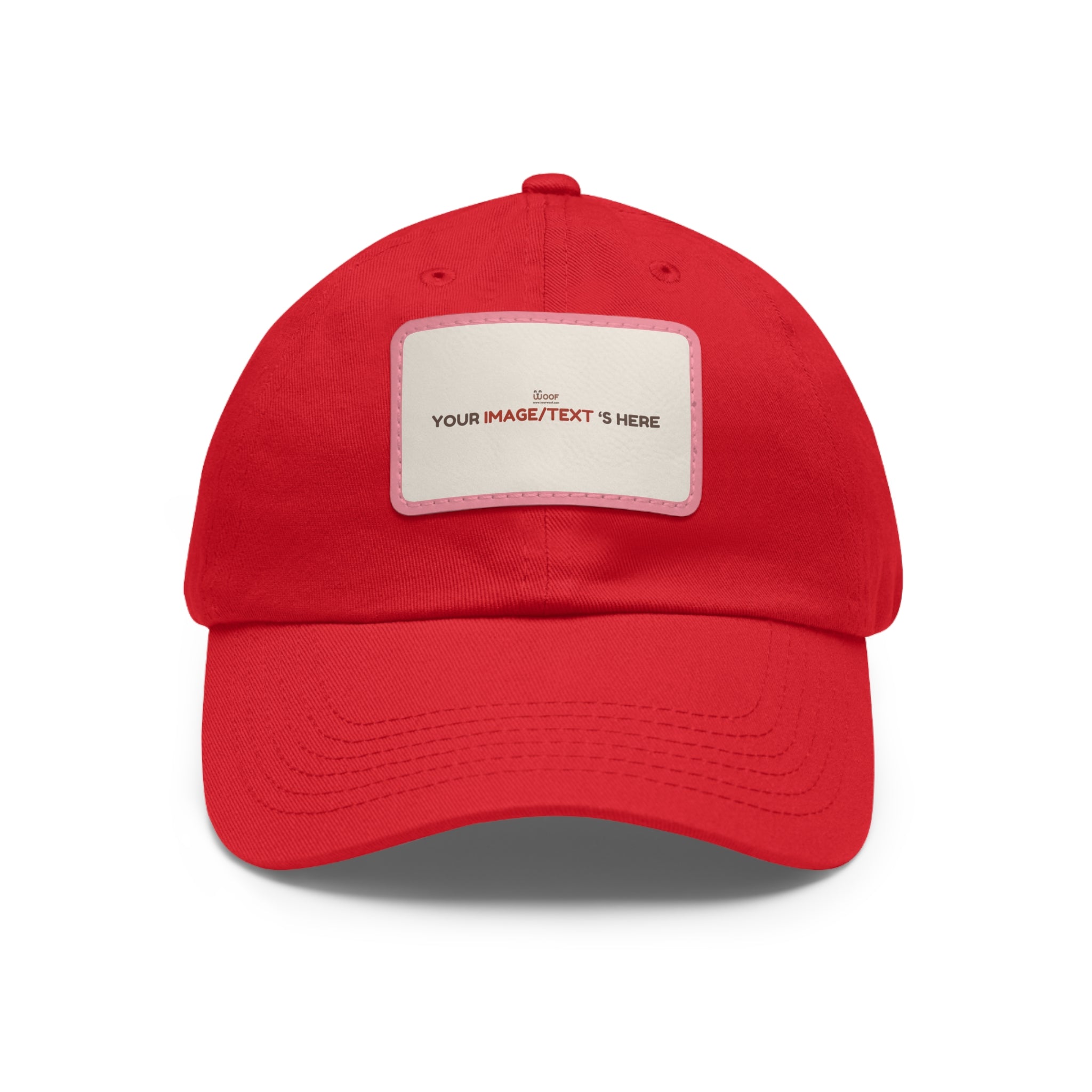 Custom Leather Patch Dad Hat, Personalized Cap, Gift for Dad, Casual Style, Outdoor Accessory, Unique Father's Day Gift
