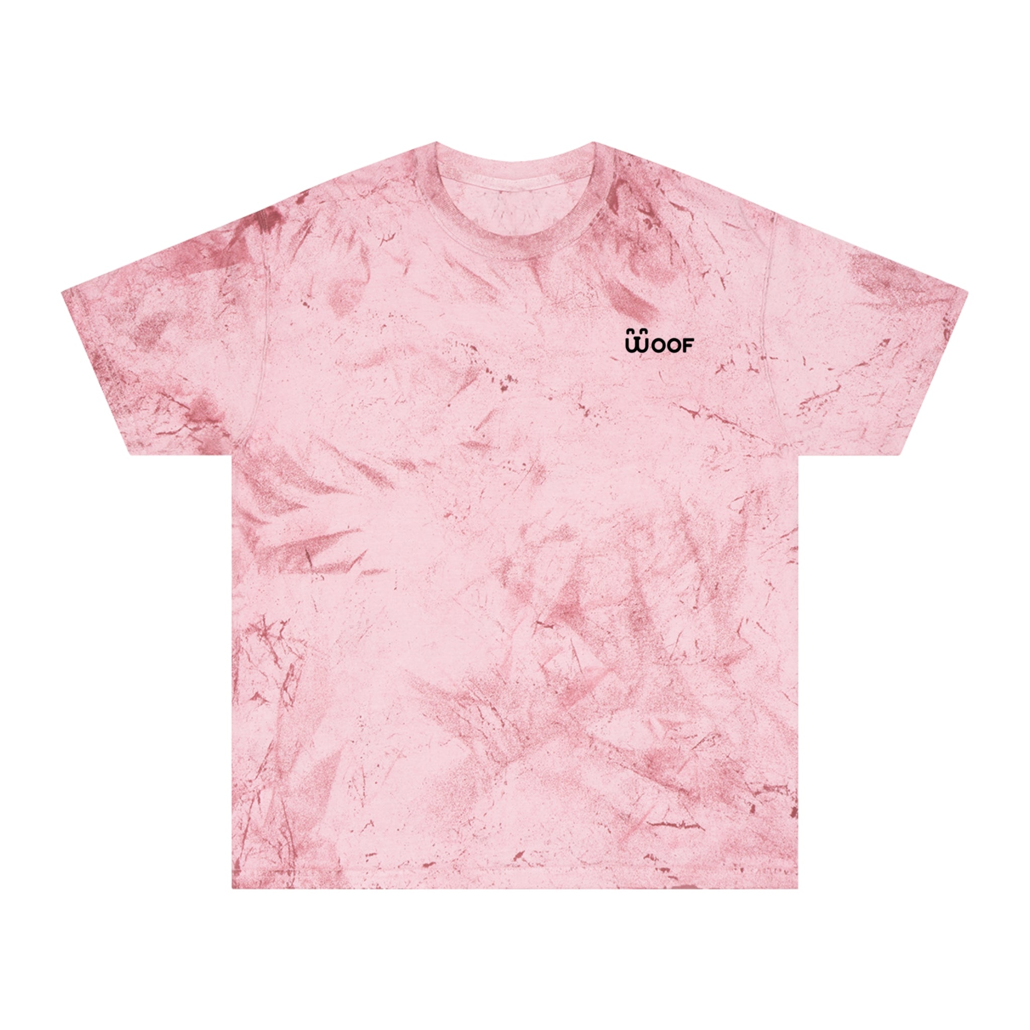 Unisex Color Blast Dog Lover T-Shirt | Woof Graphic Tee, Pet Owner Gift, Casual Wear, Summer Fashion, Animal Lover Shirt