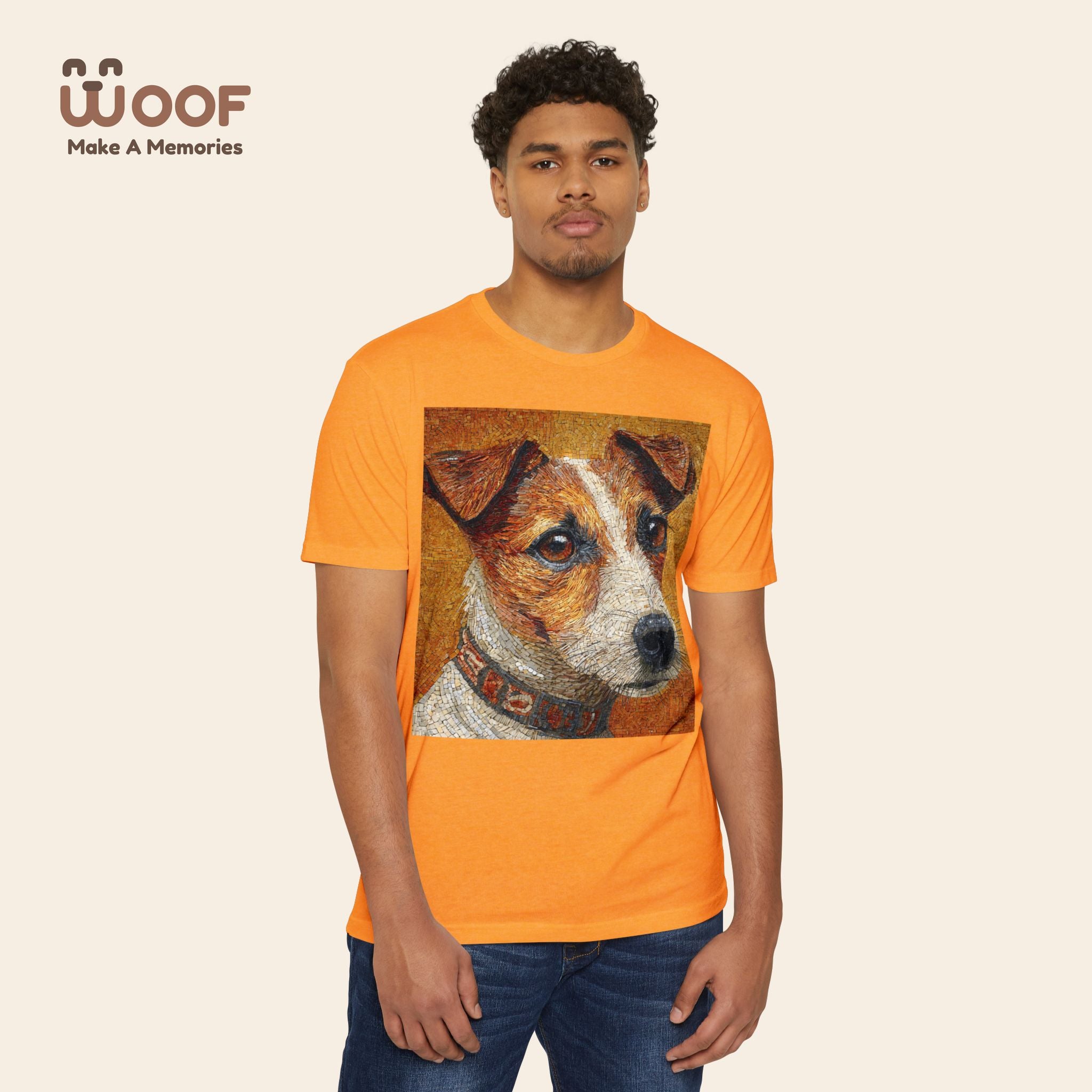 Dog Lover's Portrait T-shirt | Unisex Graphic Tee | Pet Gift | Animal Lover Apparel | Cute Dog Shirt | Animal Artwork Tee