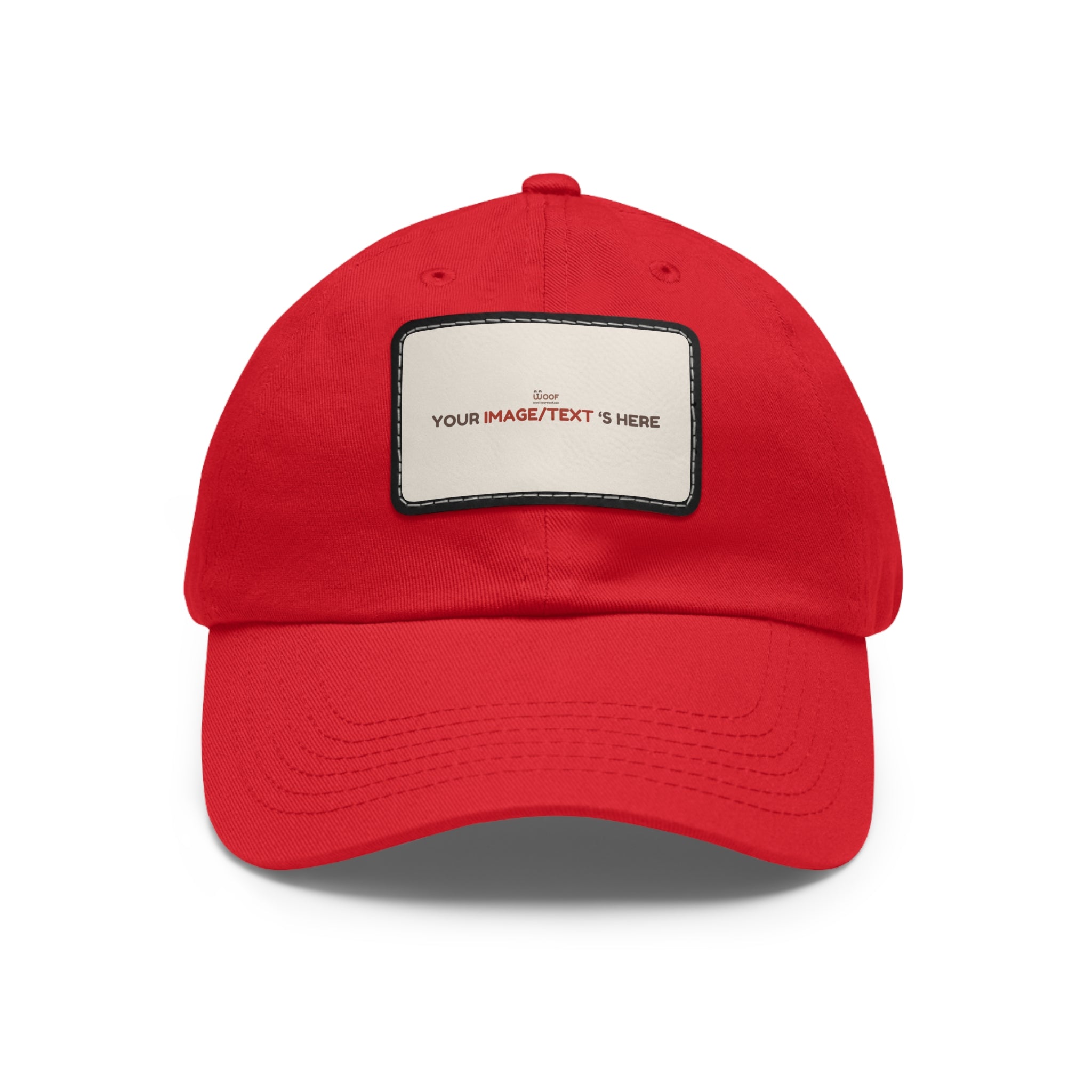 Custom Leather Patch Dad Hat, Personalized Cap, Gift for Dad, Casual Style, Outdoor Accessory, Unique Father's Day Gift