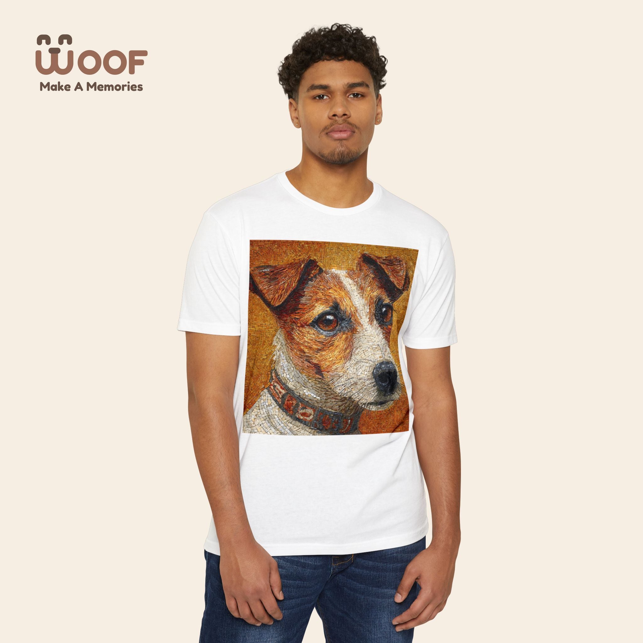 Dog Lover's Portrait T-shirt | Unisex Graphic Tee | Pet Gift | Animal Lover Apparel | Cute Dog Shirt | Animal Artwork Tee