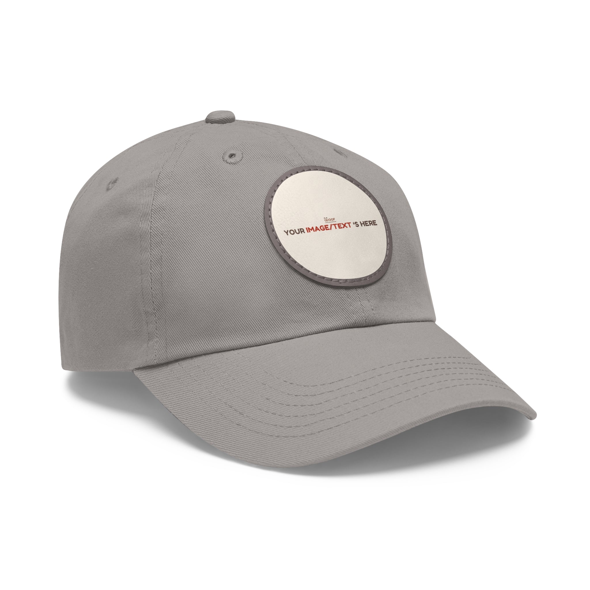 Stylish Dad Hat with Custom Leather Patch, Gifts for Dad, Casual Cap, Vintage Style Hat, Father's Day Accessories, Personalized Headwear