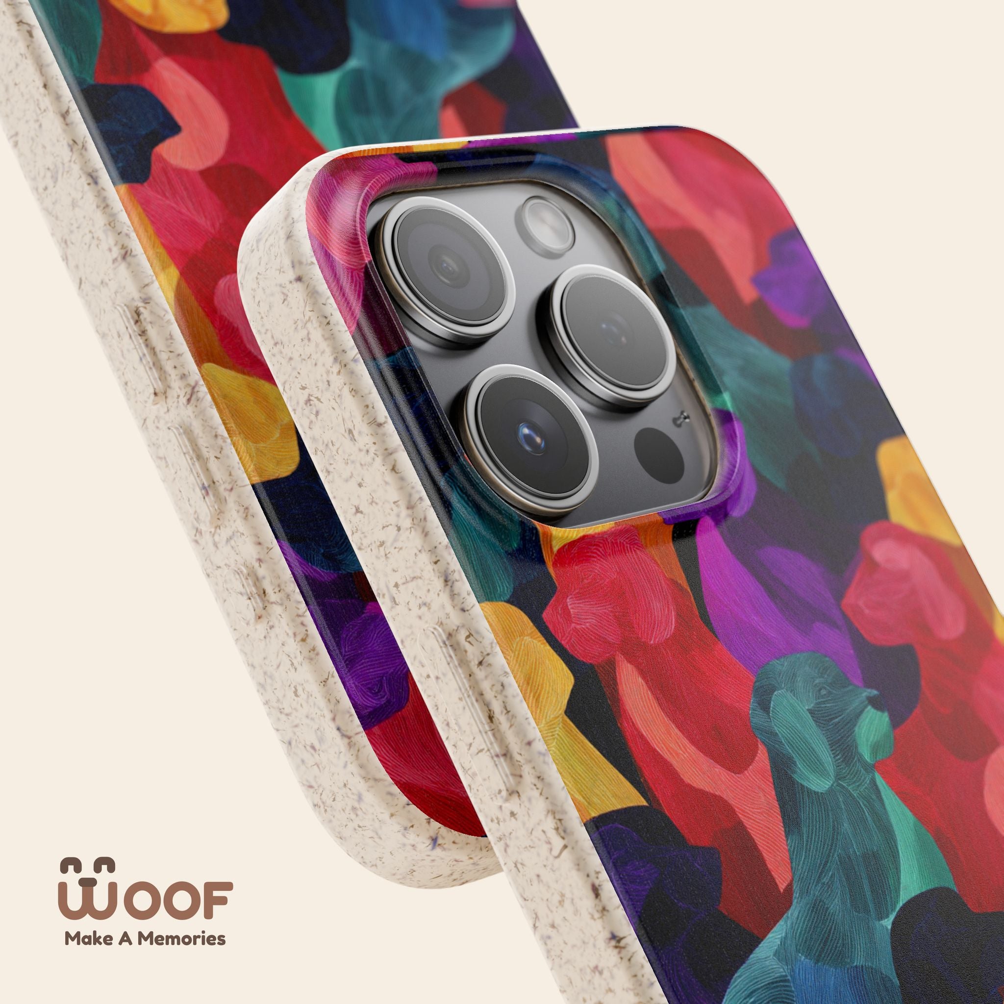 Colorful Dog-Themed Biodegradable Phone Cases, Eco-friendly Gifts for Pet Lovers, Sustainable Accessories for Everyday Use, Dog Lover [...]
