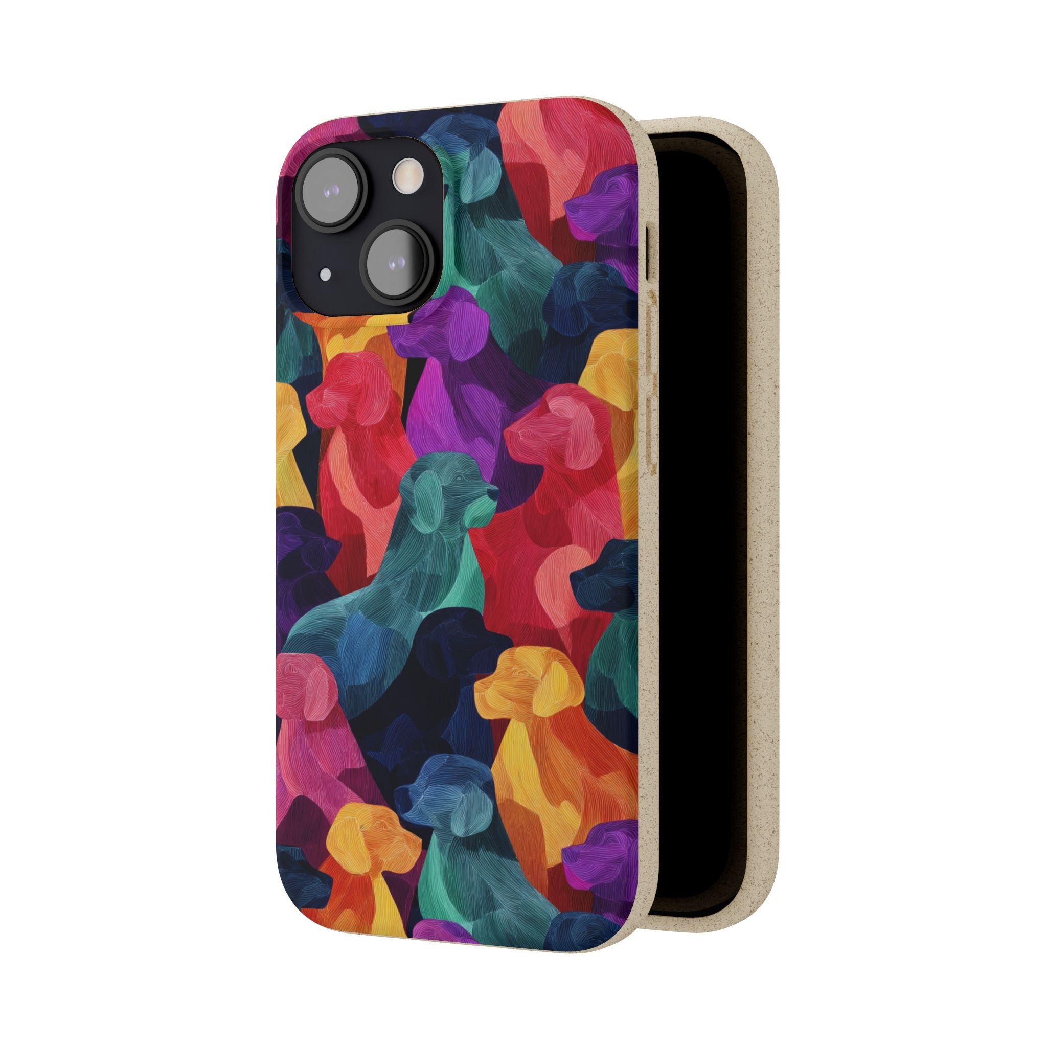 Colorful Dog-Themed Biodegradable Phone Cases, Eco-friendly Gifts for Pet Lovers, Sustainable Accessories for Everyday Use, Dog Lover [...]