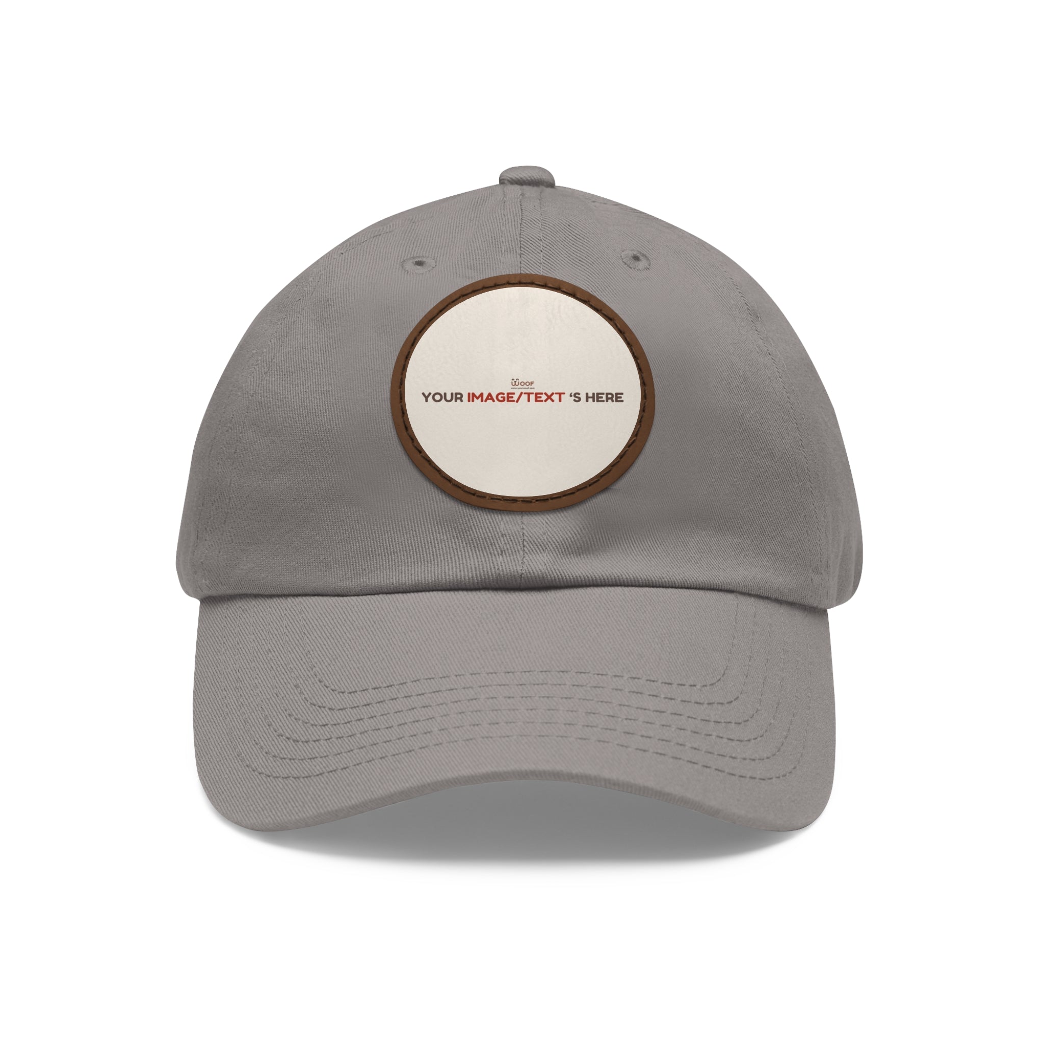 Stylish Dad Hat with Custom Leather Patch, Gifts for Dad, Casual Cap, Vintage Style Hat, Father's Day Accessories, Personalized Headwear