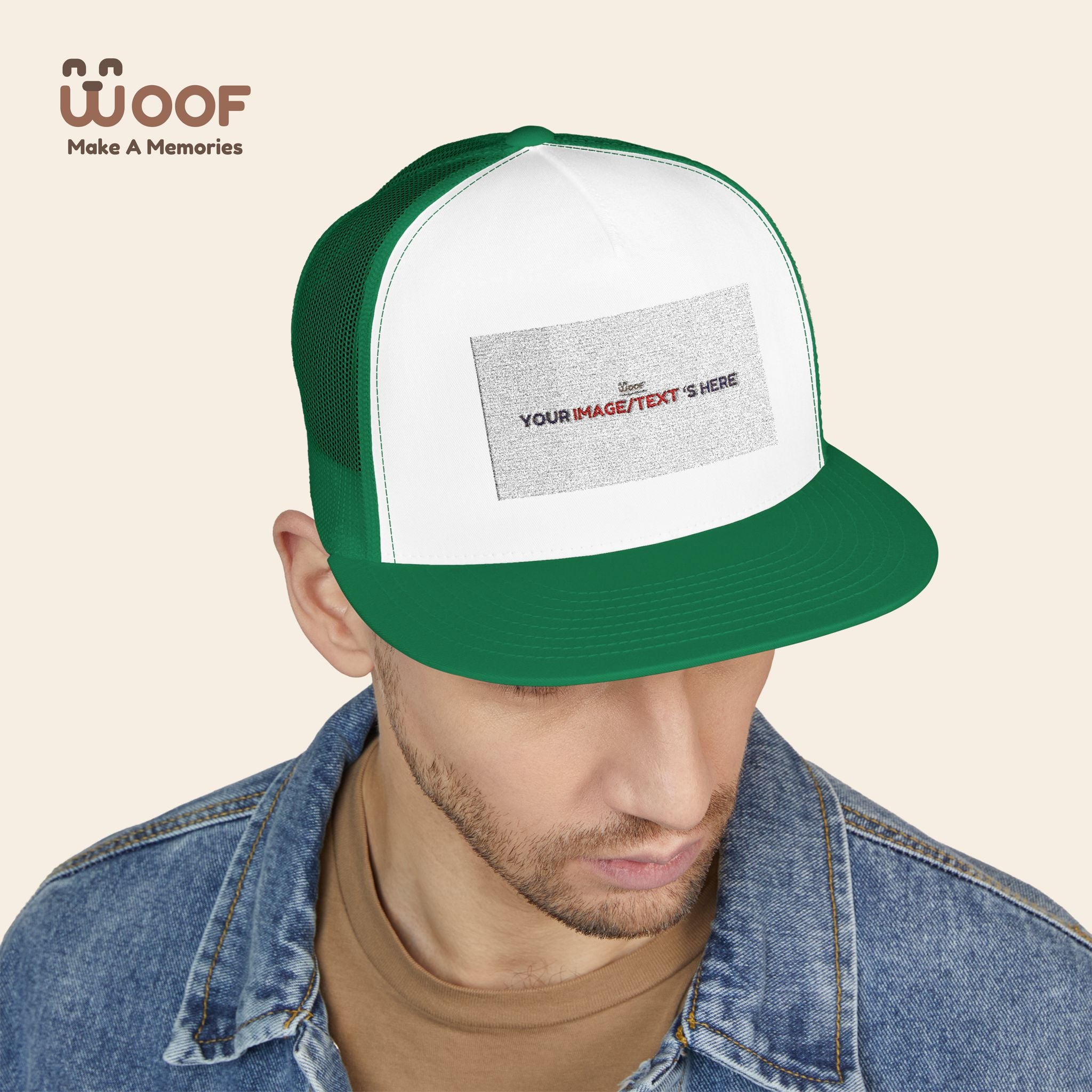 Stylish 5 Panel Trucker Cap – Custom Embroidered Hat, Perfect for Outdoor Adventures, Casual Wear, Summer Festivals, Gift Idea