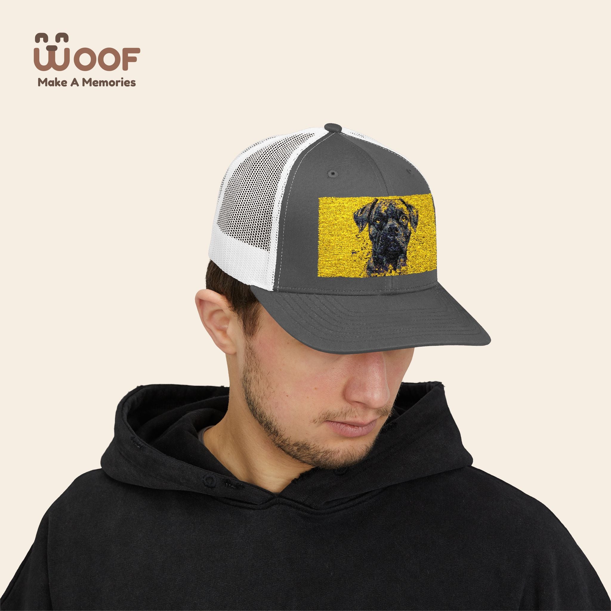 Personalized Dog Lover Snapback Cap, Adjustable Trucker Hat, Gift for Dog Owners, Pet Memory Cap, Fun Customizable Hat