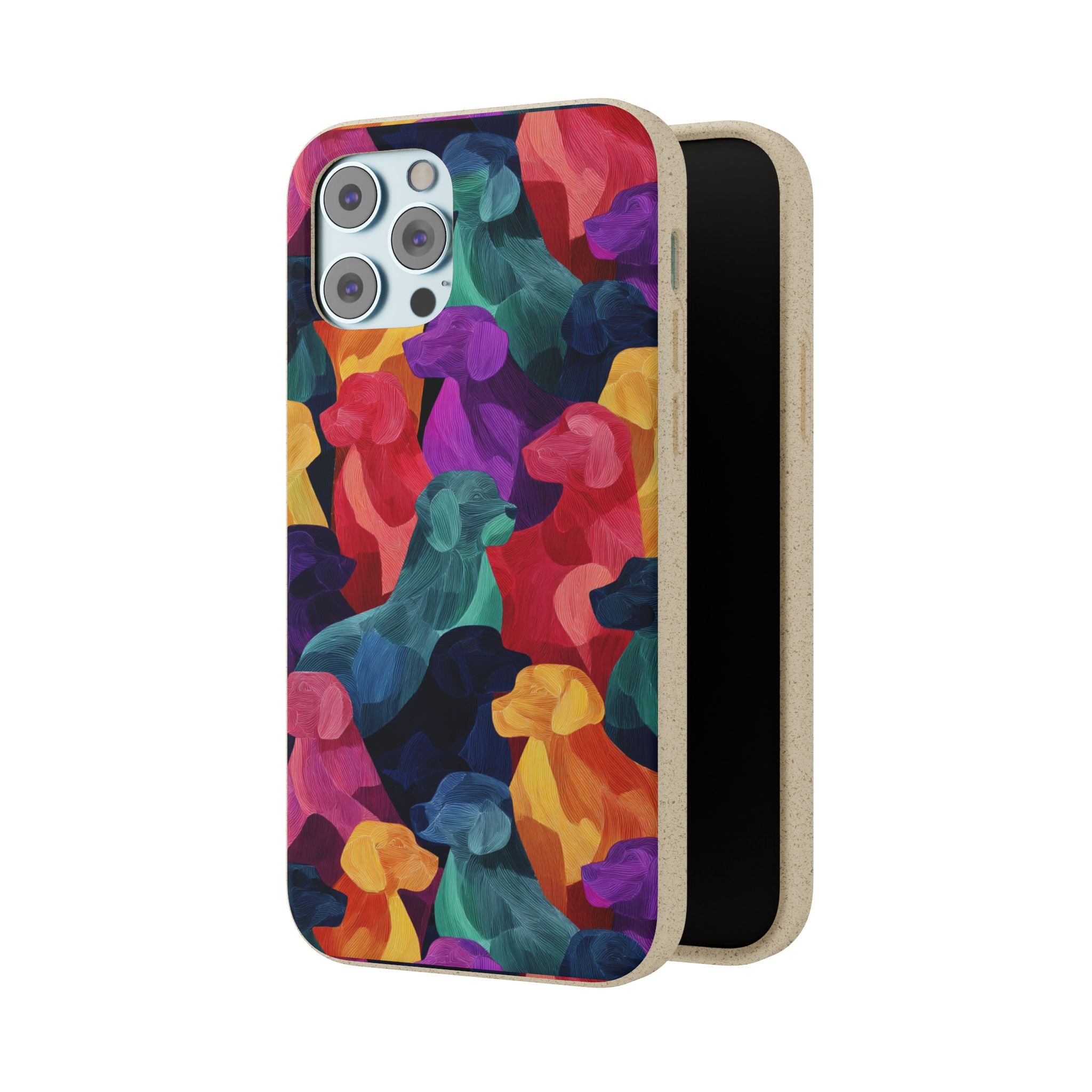 Colorful Dog-Themed Biodegradable Phone Cases, Eco-friendly Gifts for Pet Lovers, Sustainable Accessories for Everyday Use, Dog Lover [...]