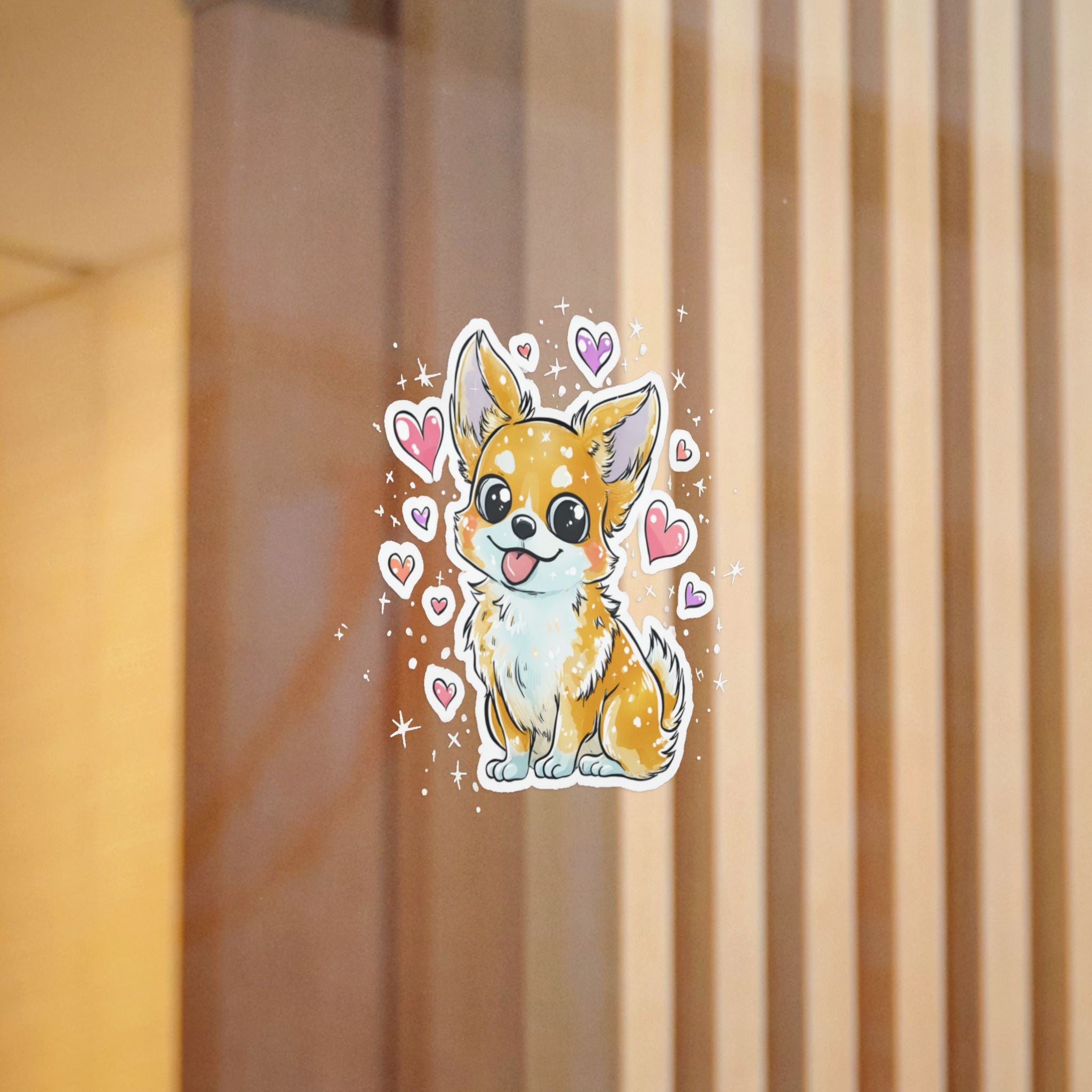 Cute Corgi Die-Cut Stickers - Loveable Dog Decor for Pet Lovers
