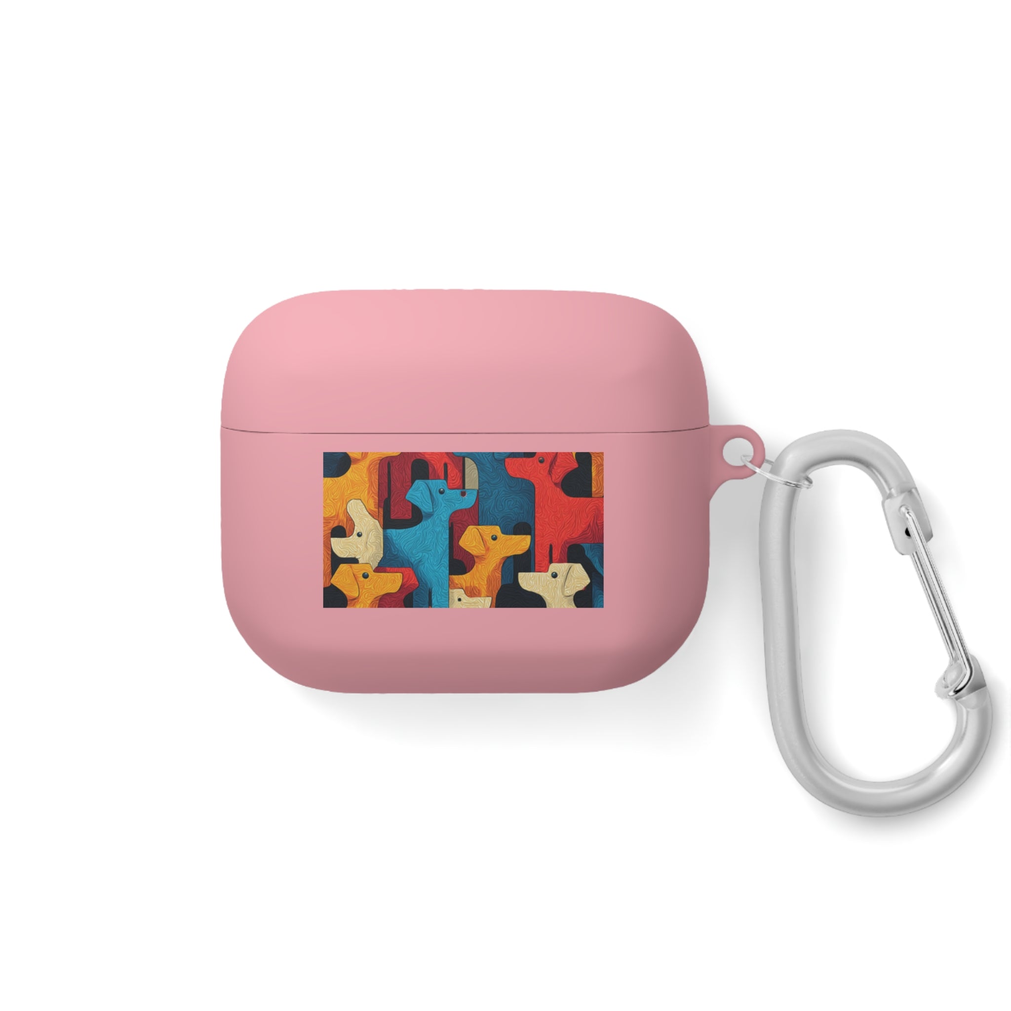 Colorful Dog Pattern AirPods Case Cover - Fun & Functional