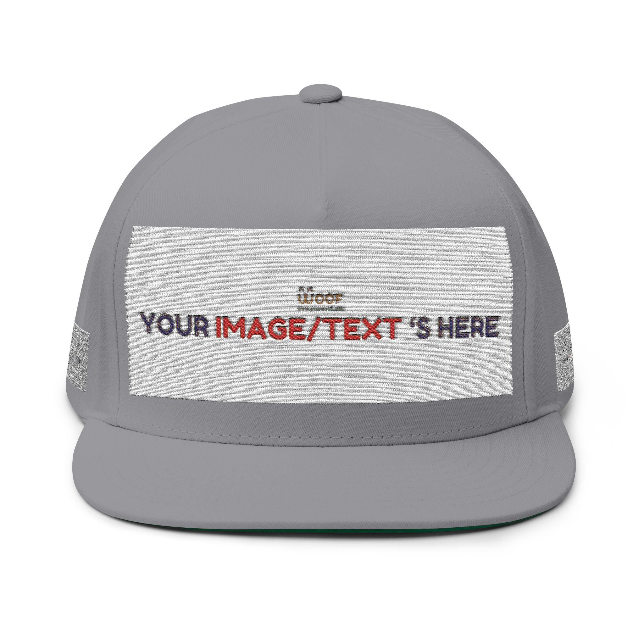 Custom Embroidered Flat Bill Cap | Personalize Your Style | Perfect Gift for Holidays, Sports, and Events | Stylish Headwear