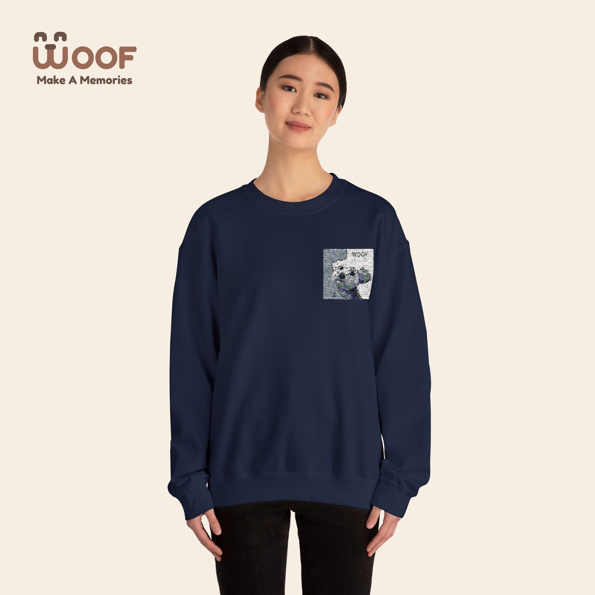 Cozy Dog Lover Crewneck Sweatshirt - Perfect Gift for Animal Lovers