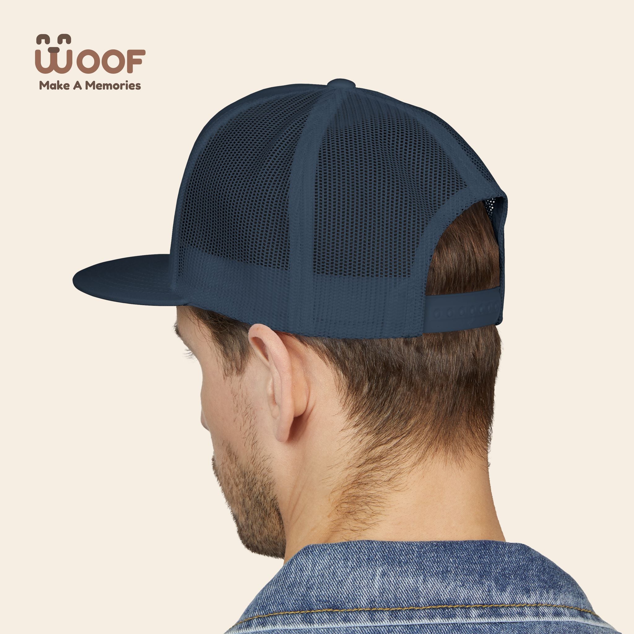 Stylish 5 Panel Trucker Cap – Custom Embroidered Hat, Perfect for Outdoor Adventures, Casual Wear, Summer Festivals, Gift Idea