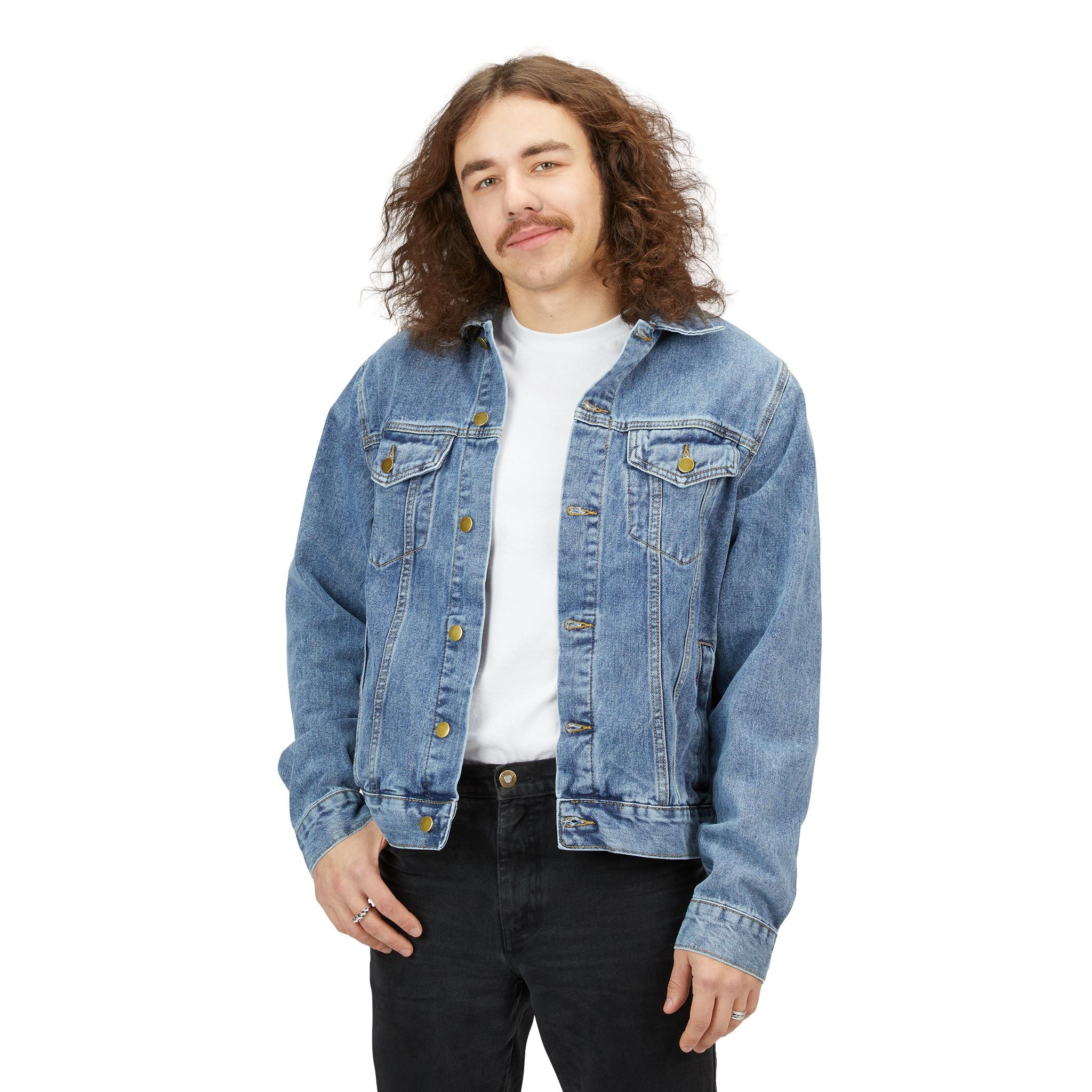 Artistic Denim Jacket for Dog Lovers, Personalized Jean Jacket, Great Gift for Birthdays, Casual Style, Unique Pet Fashion