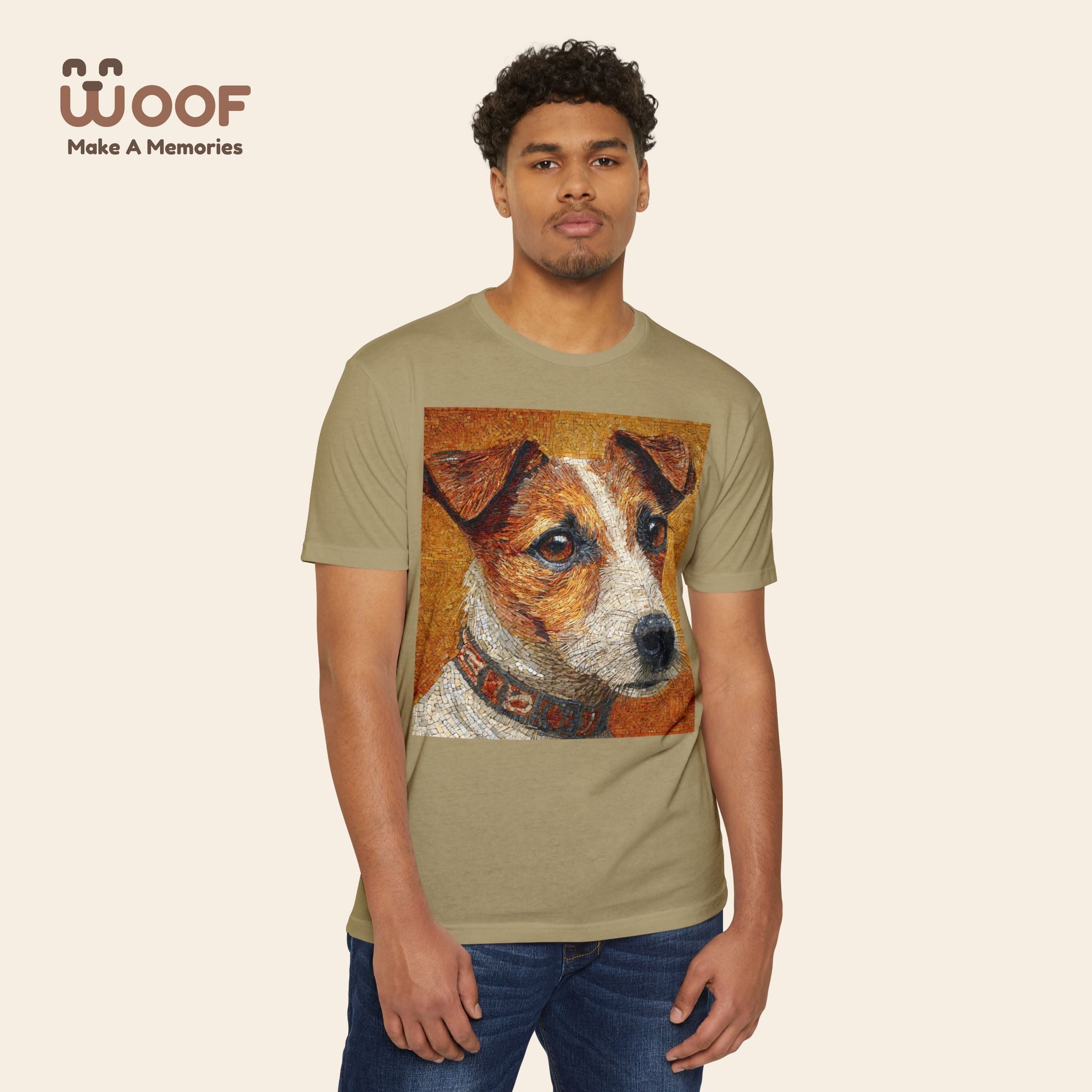 Dog Lover's Portrait T-shirt | Unisex Graphic Tee | Pet Gift | Animal Lover Apparel | Cute Dog Shirt | Animal Artwork Tee