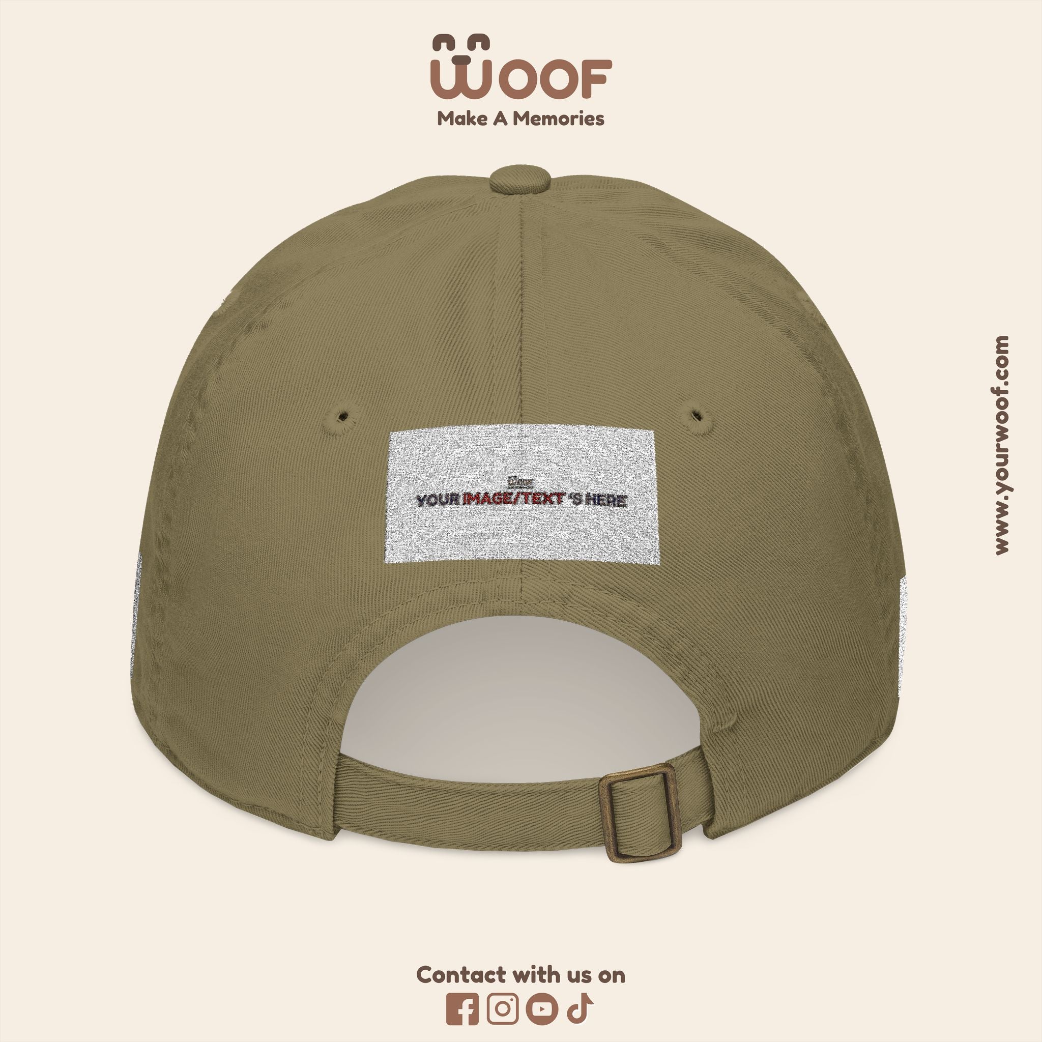 Organic Embroidered Baseball Cap, Eco-Friendly Cap for Outdoor Lovers, Customizable Gift for Birthdays, Casual Wear, Summer Style