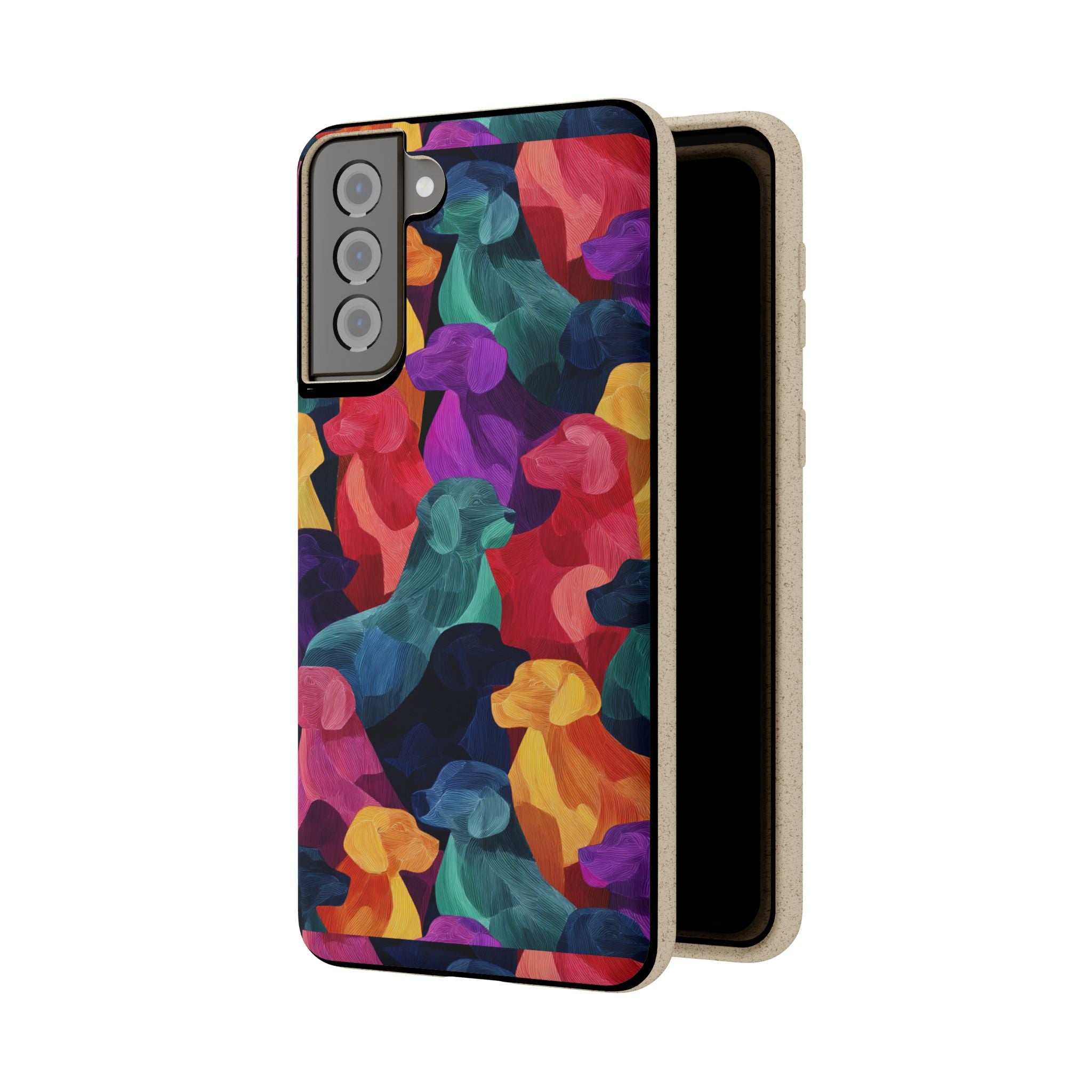 Colorful Dog-Themed Biodegradable Phone Cases, Eco-friendly Gifts for Pet Lovers, Sustainable Accessories for Everyday Use, Dog Lover [...]