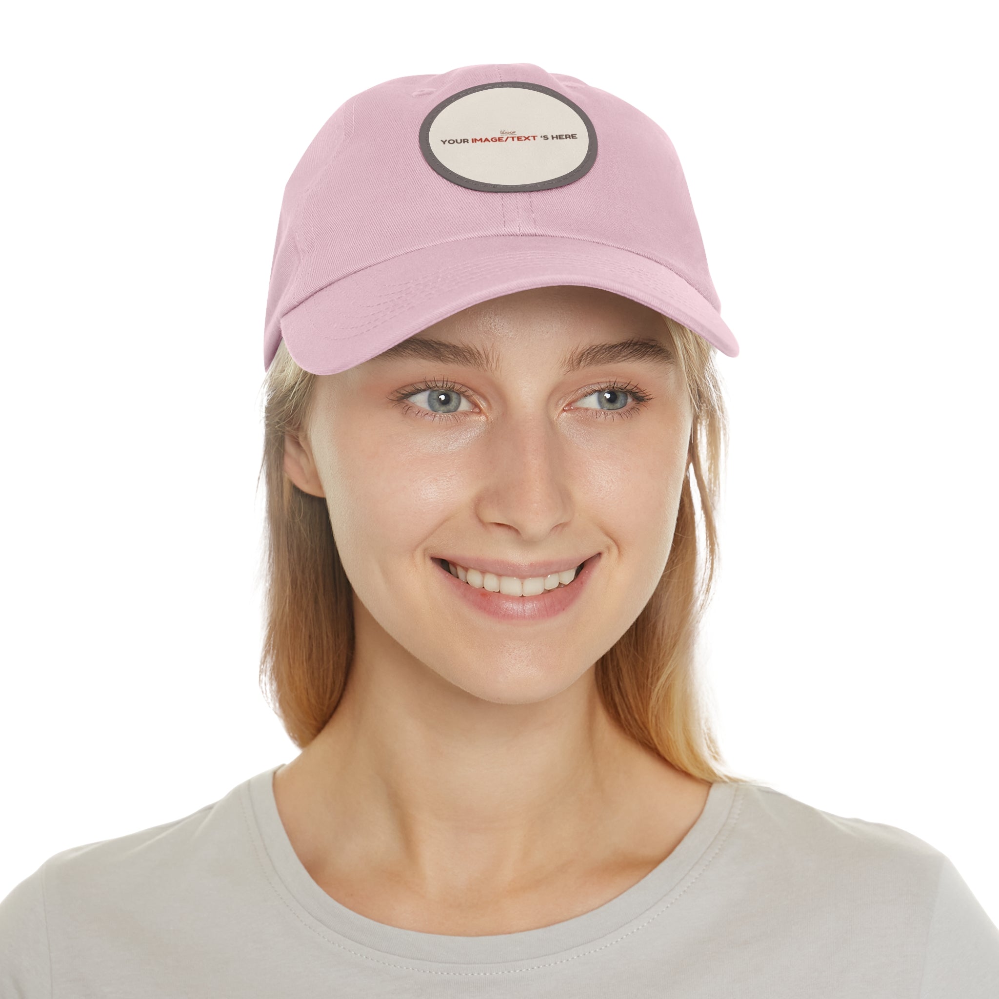 Stylish Dad Hat with Custom Leather Patch, Gifts for Dad, Casual Cap, Vintage Style Hat, Father's Day Accessories, Personalized Headwear