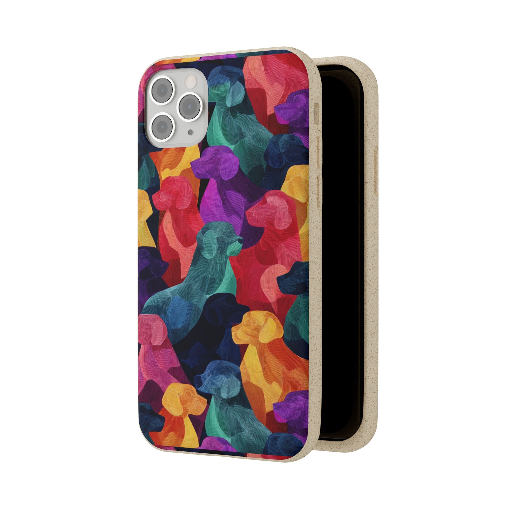 Colorful Dog-Themed Biodegradable Phone Cases, Eco-friendly Gifts for Pet Lovers, Sustainable Accessories for Everyday Use, Dog Lover [...]