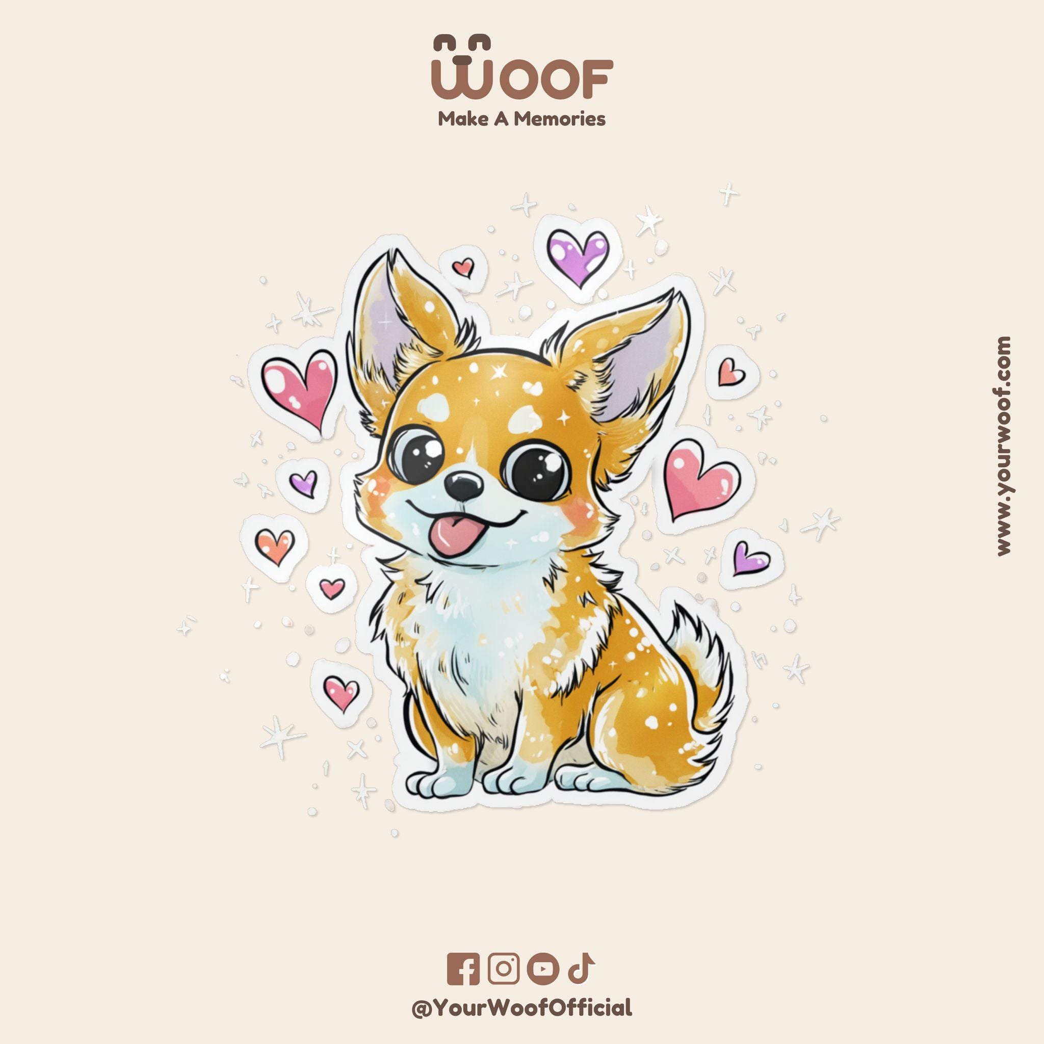 Cute Corgi Die-Cut Stickers - Loveable Dog Decor for Pet Lovers