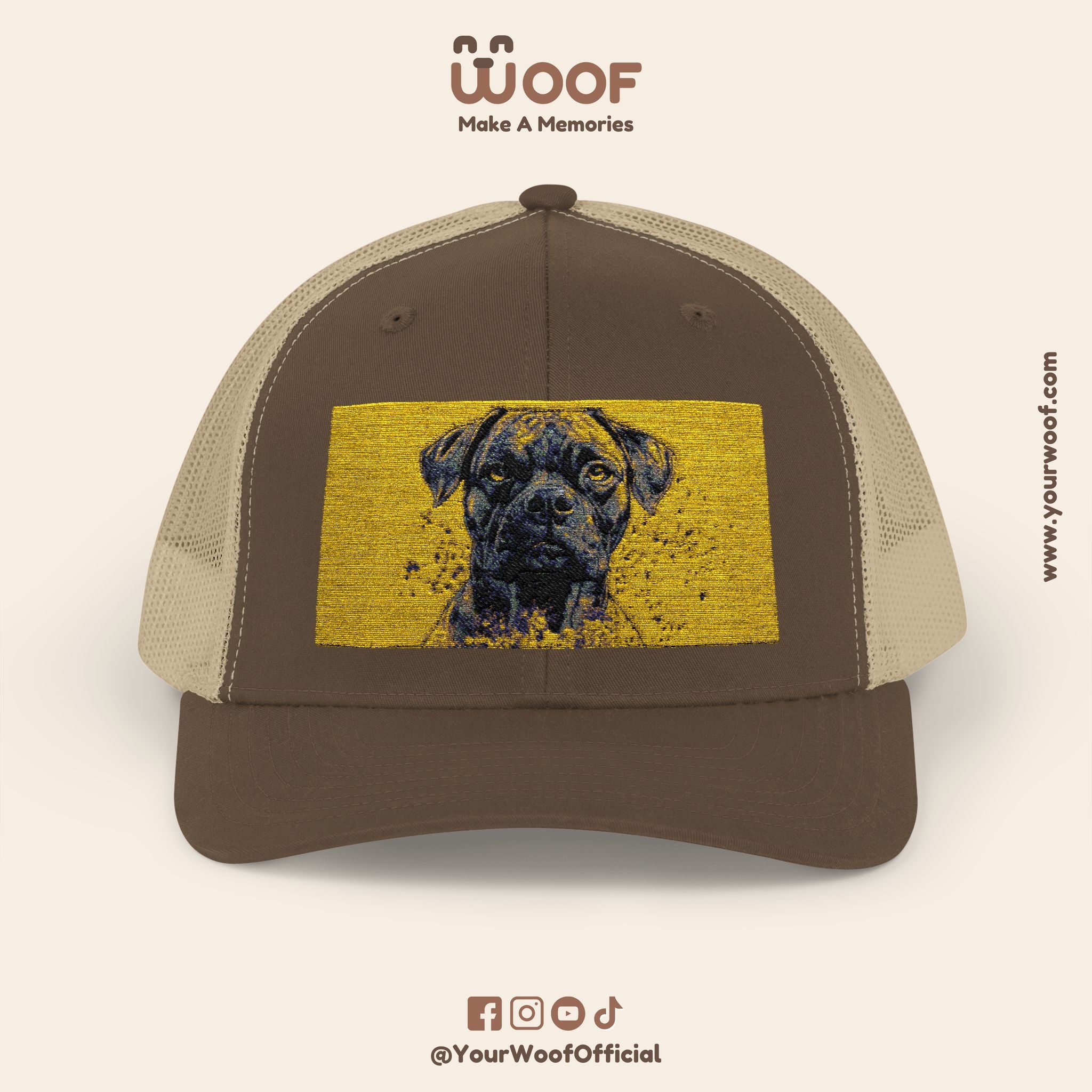 Personalized Dog Lover Snapback Cap, Adjustable Trucker Hat, Gift for Dog Owners, Pet Memory Cap, Fun Customizable Hat