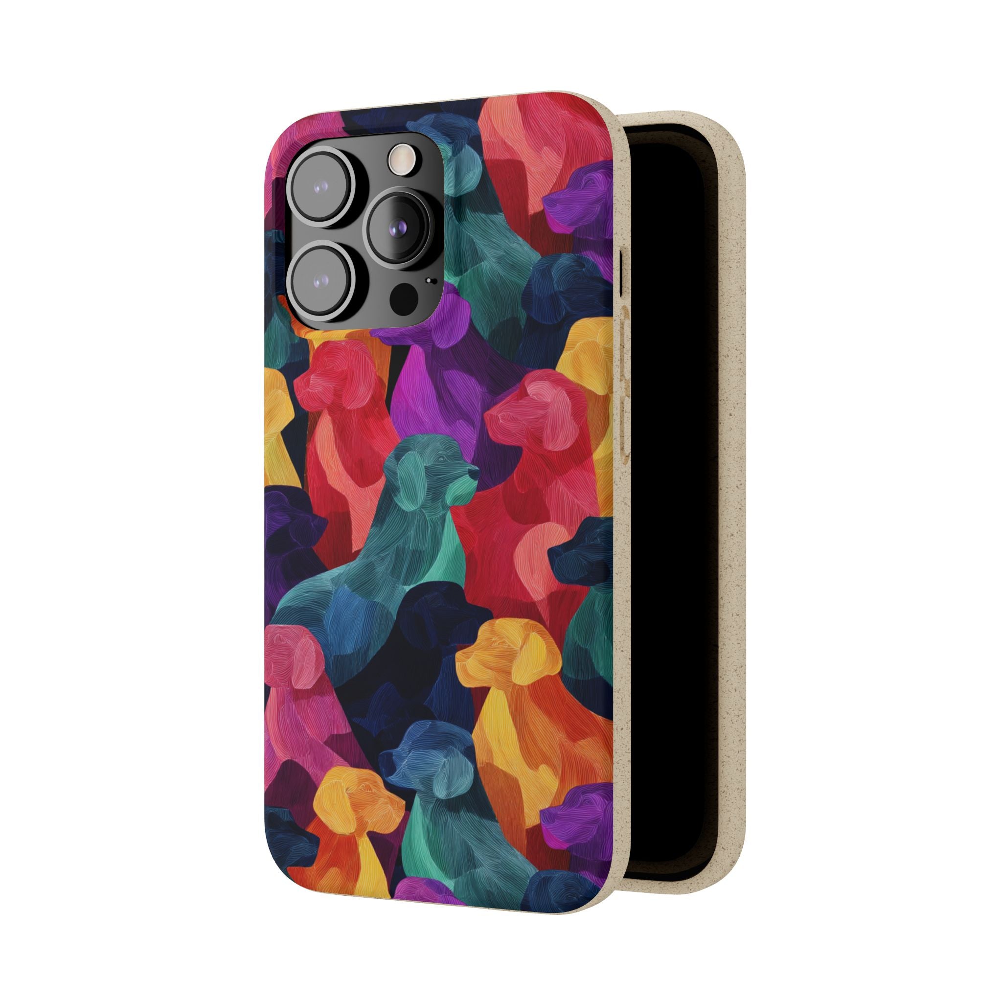 Colorful Dog-Themed Biodegradable Phone Cases, Eco-friendly Gifts for Pet Lovers, Sustainable Accessories for Everyday Use, Dog Lover [...]