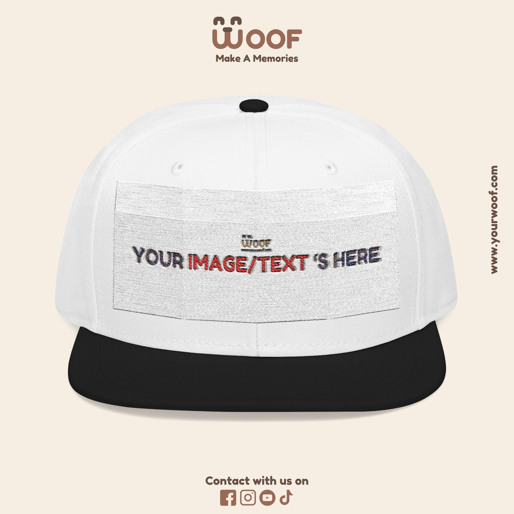 Custom Embroidered Snapback Hat, Personalized Cap, Unique Gifts, Dad Hat, Fashion Accessory, Customized Headwear