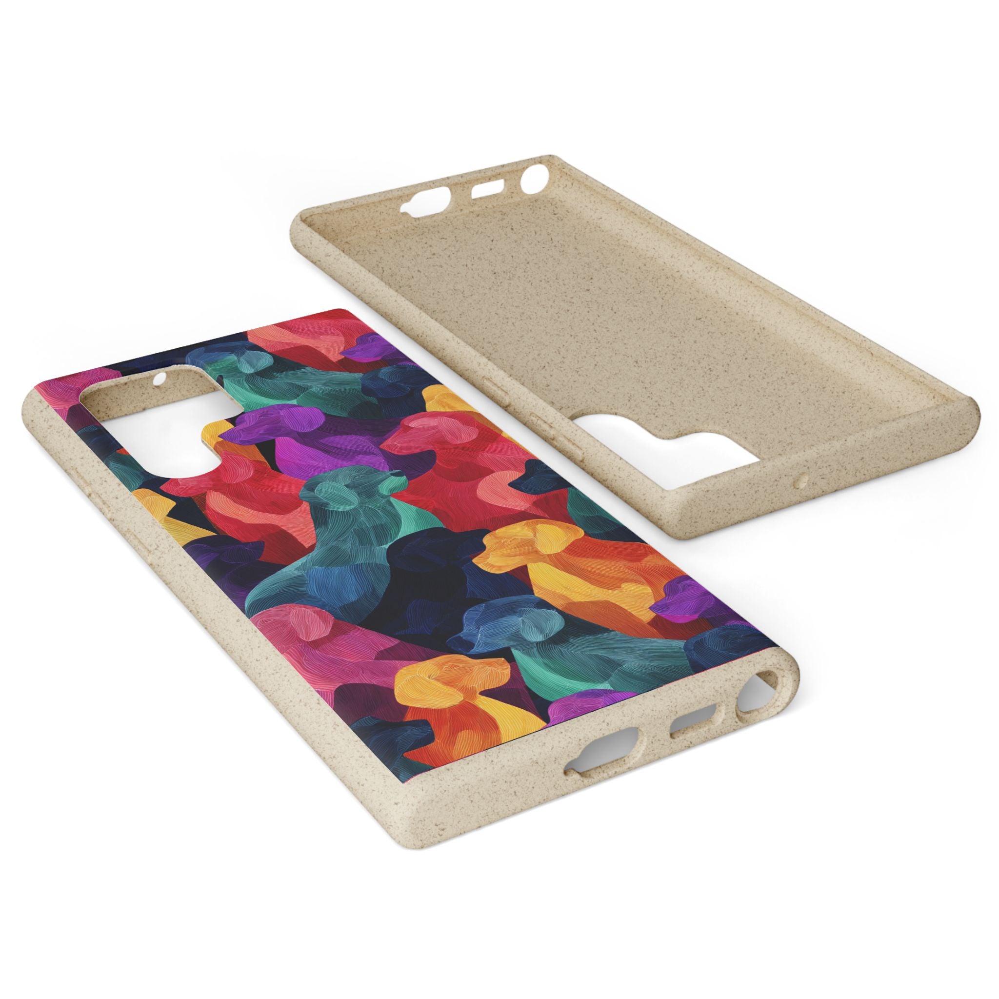 Colorful Dog-Themed Biodegradable Phone Cases, Eco-friendly Gifts for Pet Lovers, Sustainable Accessories for Everyday Use, Dog Lover [...]