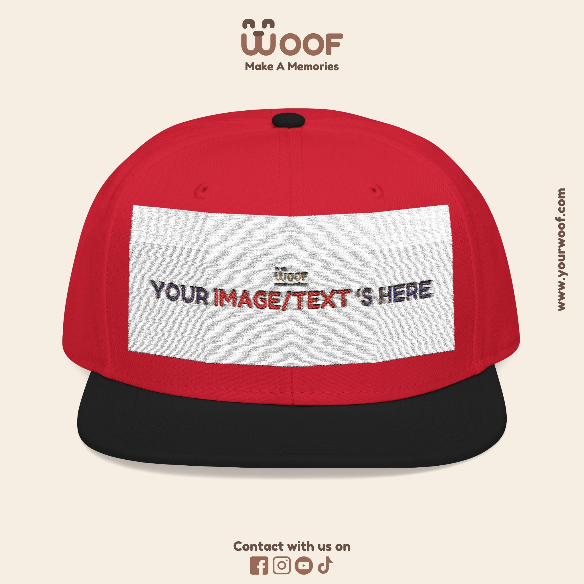 Custom Embroidered Snapback Hat, Personalized Cap, Unique Gifts, Dad Hat, Fashion Accessory, Customized Headwear