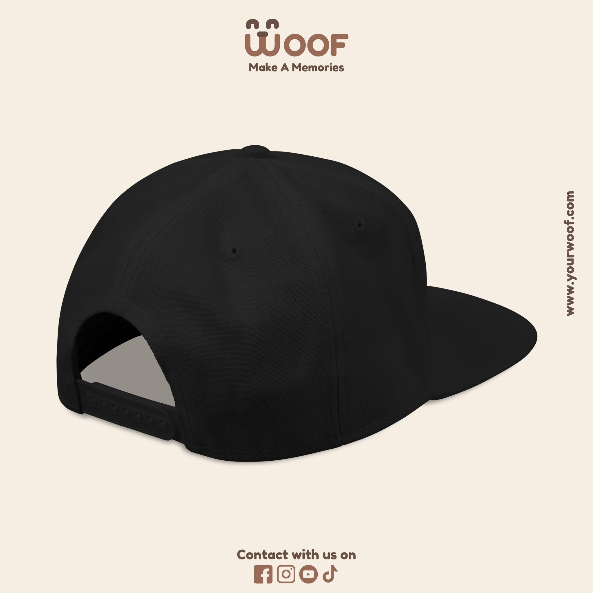 Custom Embroidered Snapback Hat, Personalized Cap, Unique Gifts, Dad Hat, Fashion Accessory, Customized Headwear