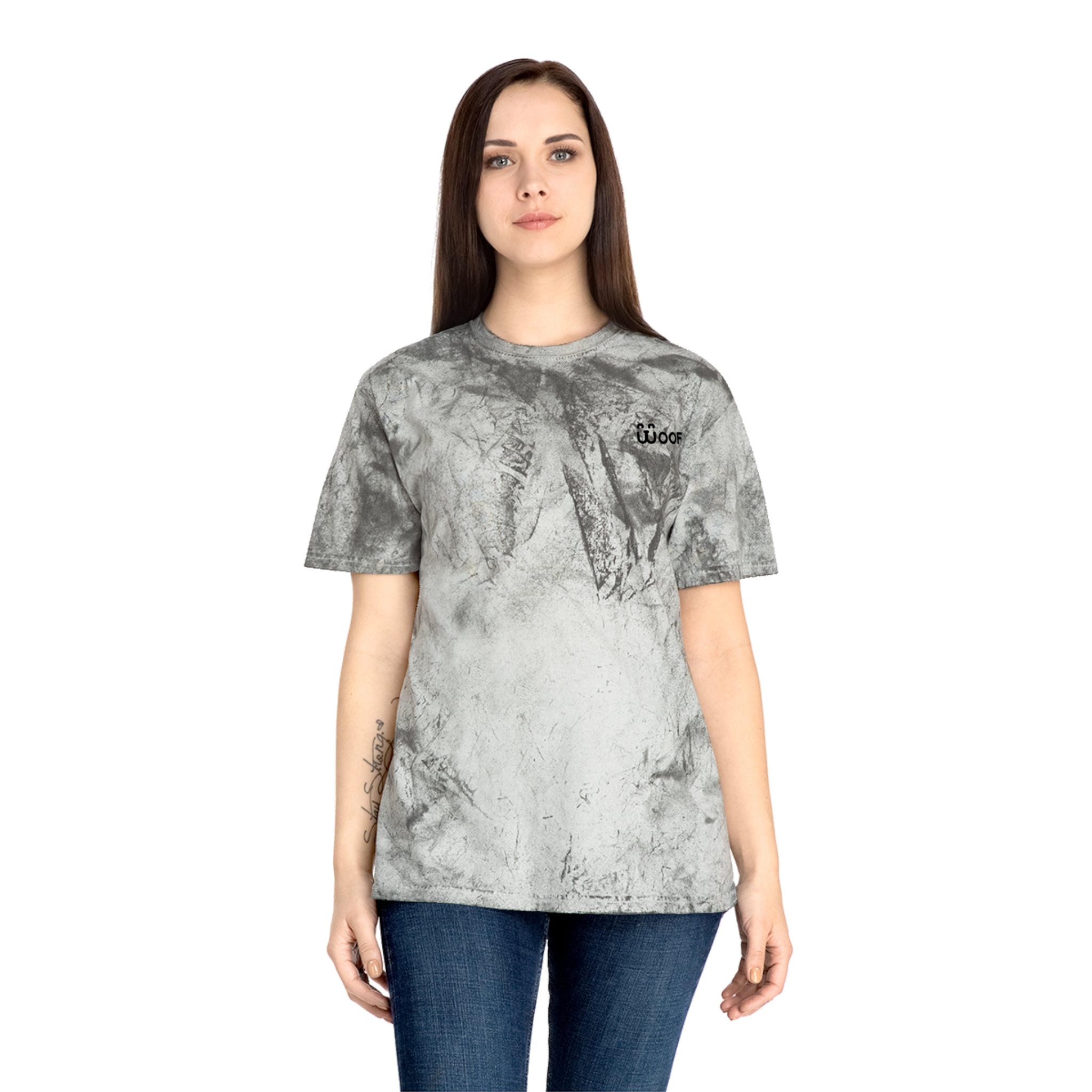 Unisex Color Blast Dog Lover T-Shirt | Woof Graphic Tee, Pet Owner Gift, Casual Wear, Summer Fashion, Animal Lover Shirt