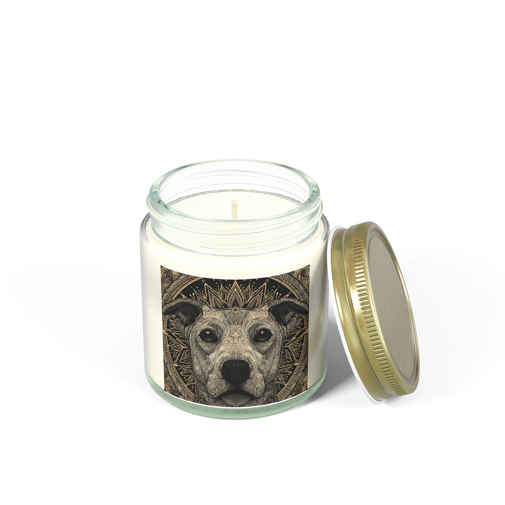 Dog Lover's Scented Candle - Coconut Apricot Wax (4oz, 9oz)