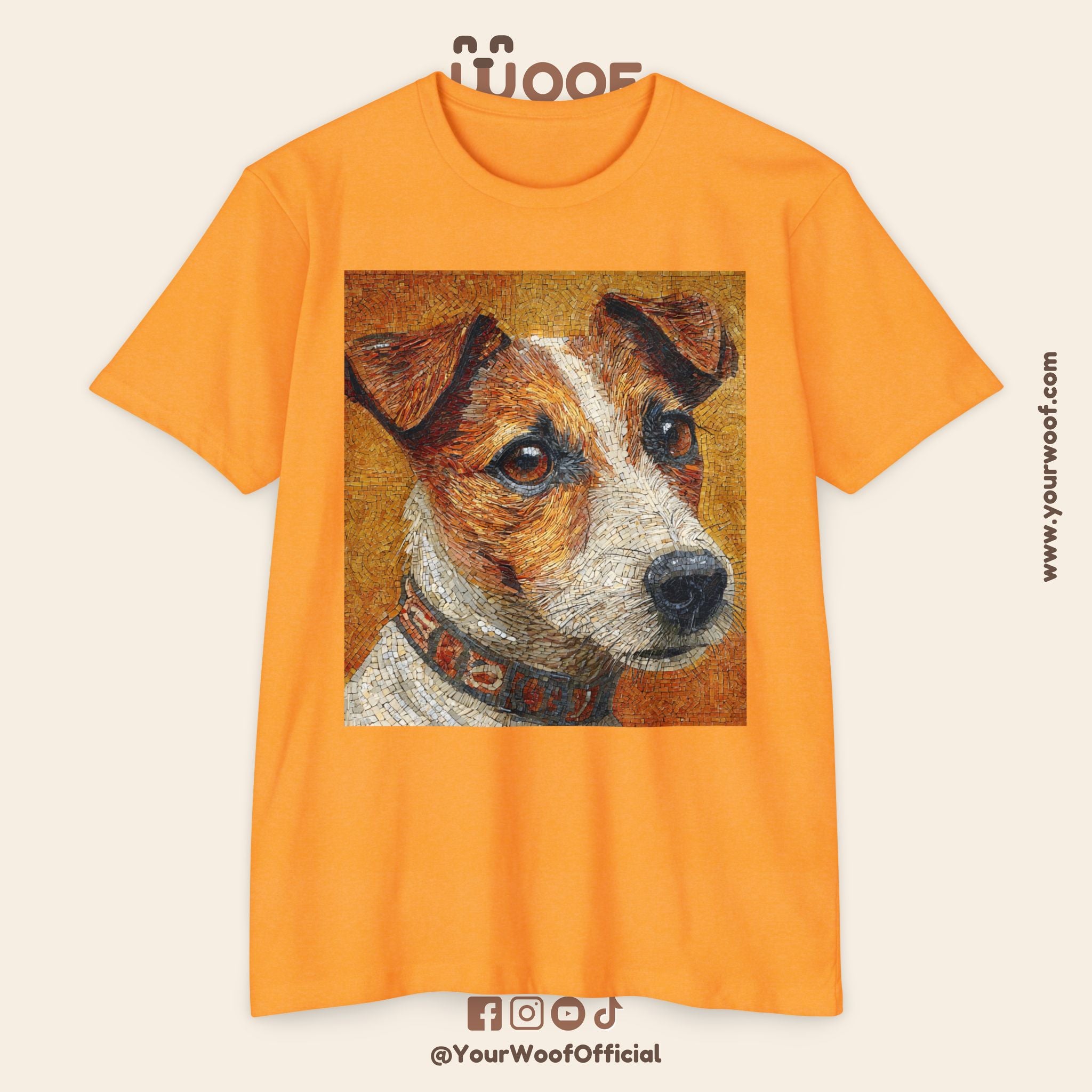 Dog Lover's Portrait T-shirt | Unisex Graphic Tee | Pet Gift | Animal Lover Apparel | Cute Dog Shirt | Animal Artwork Tee