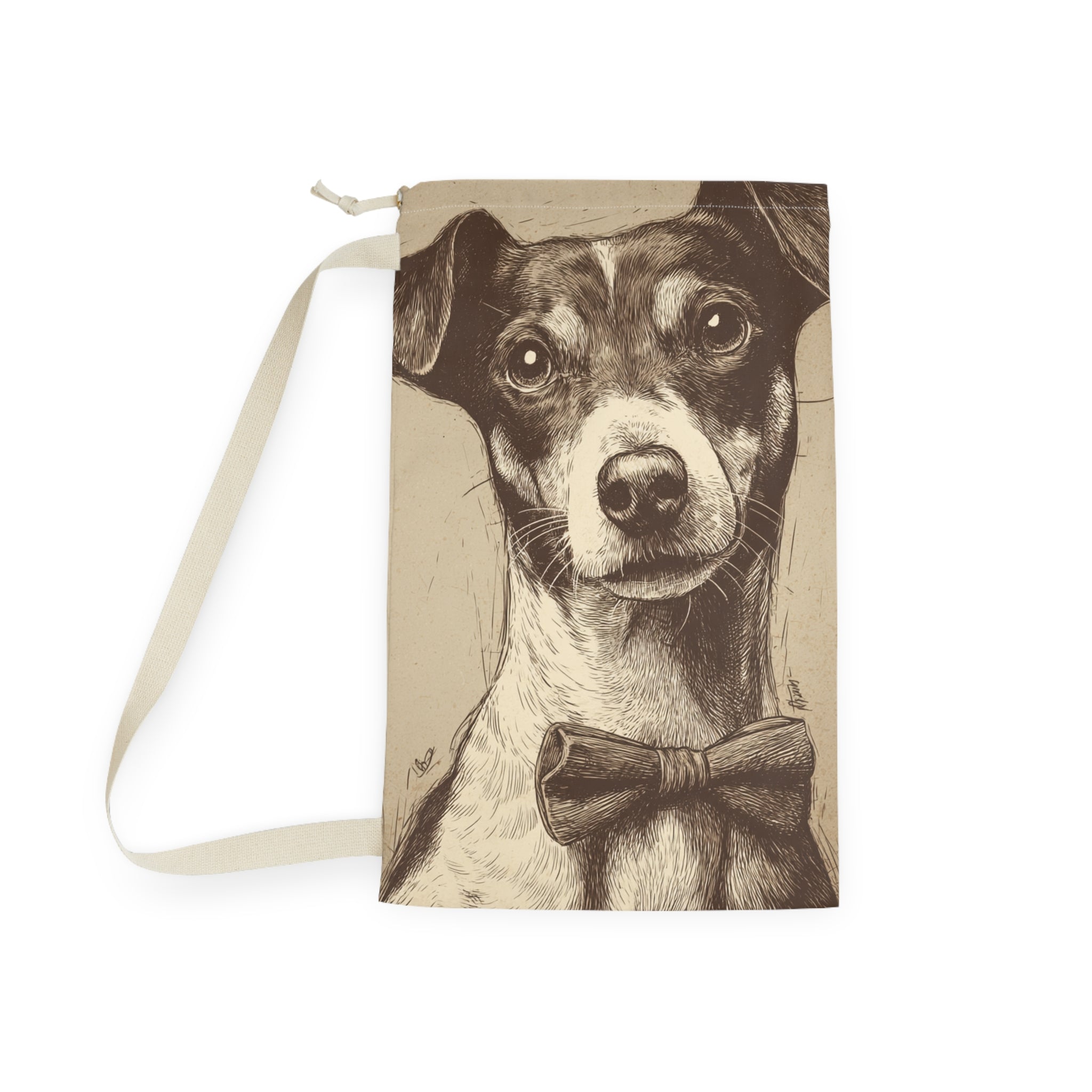 Stylish Dog Pattern Laundry Bag, Pet Lover Gift, Home Organization, Cute Storage, Modern Decor, Customizable Design