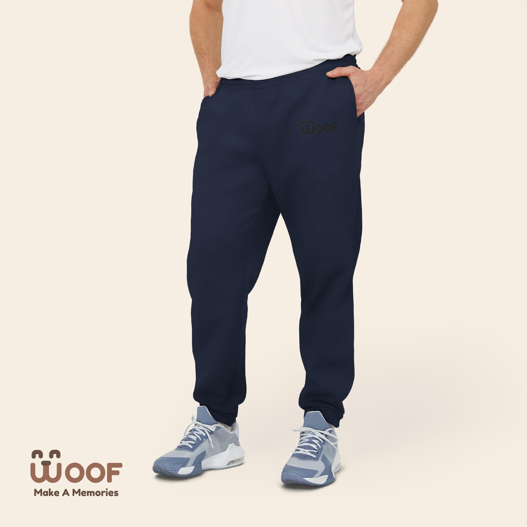 Stylish Adidas Unisex Fleece Joggers for Cozy Comfort, Casual Wear, Workout Gear, Dog Lovers, Athleisure Essentials