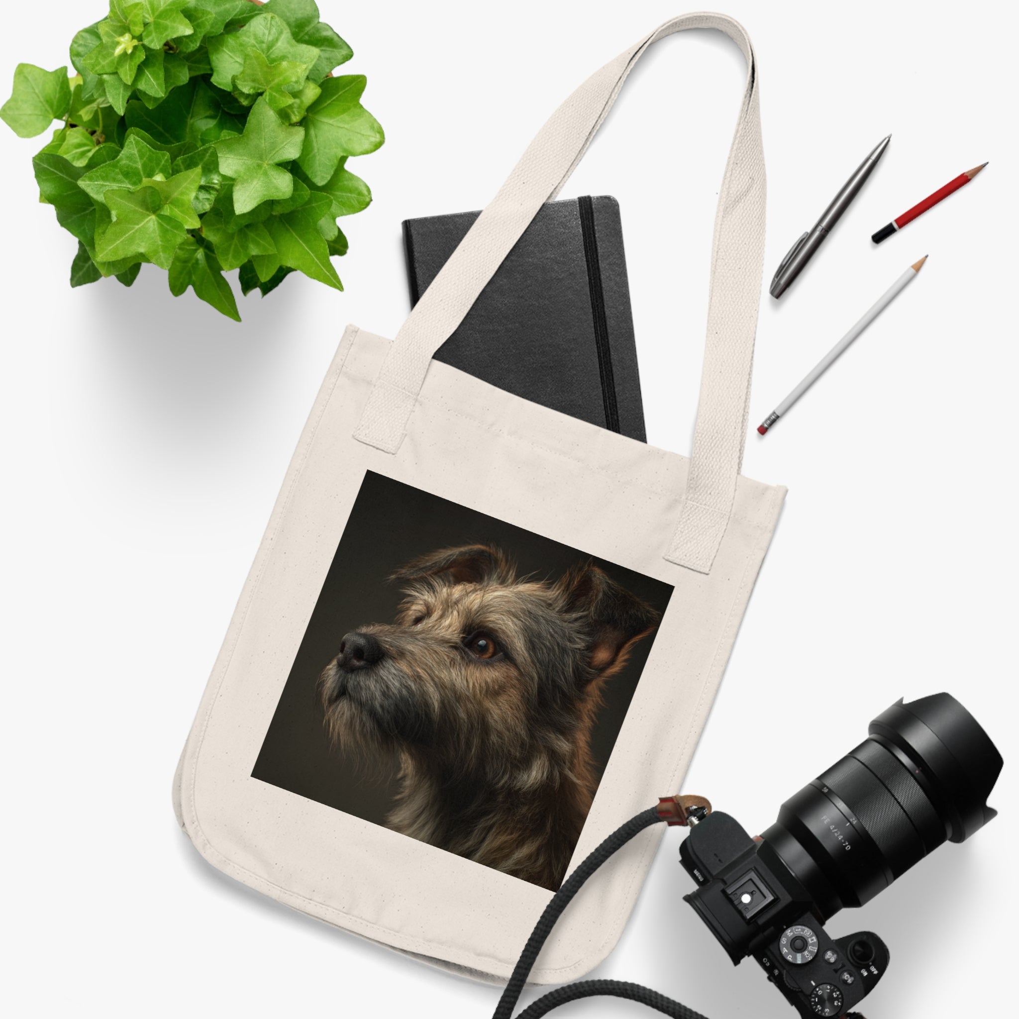 Organic Canvas Tote Bag with Dog Portrait, Eco-Friendly Pet Lover Gift, Dog Mom Tote, Reusable Shopping Bag, Dog Themed Accessories, [...]