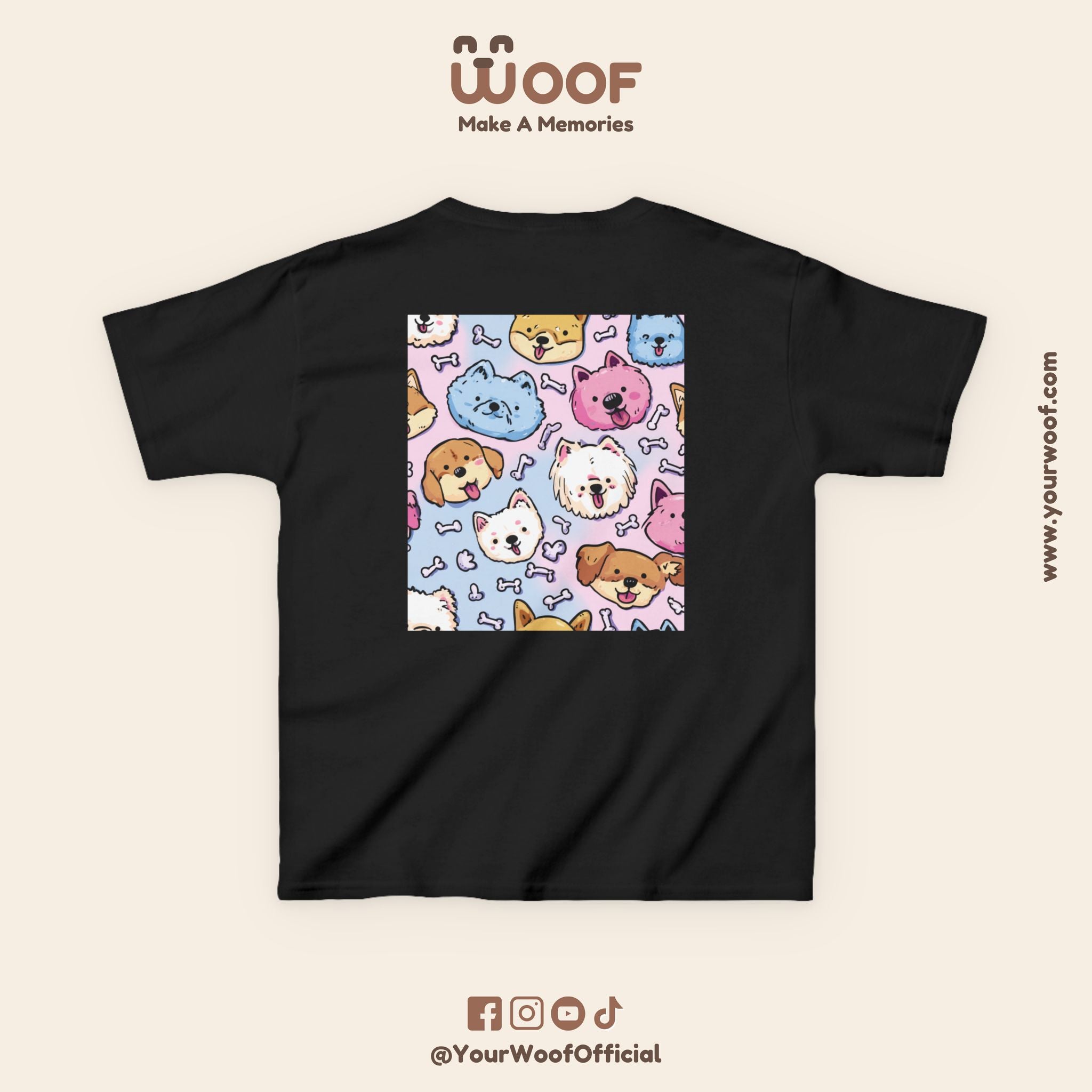Cute Animal Illustration Kids Tee, Perfect for Birthday Gifts, Animal Lovers, Playdates, Summer Outings, Casual Wear