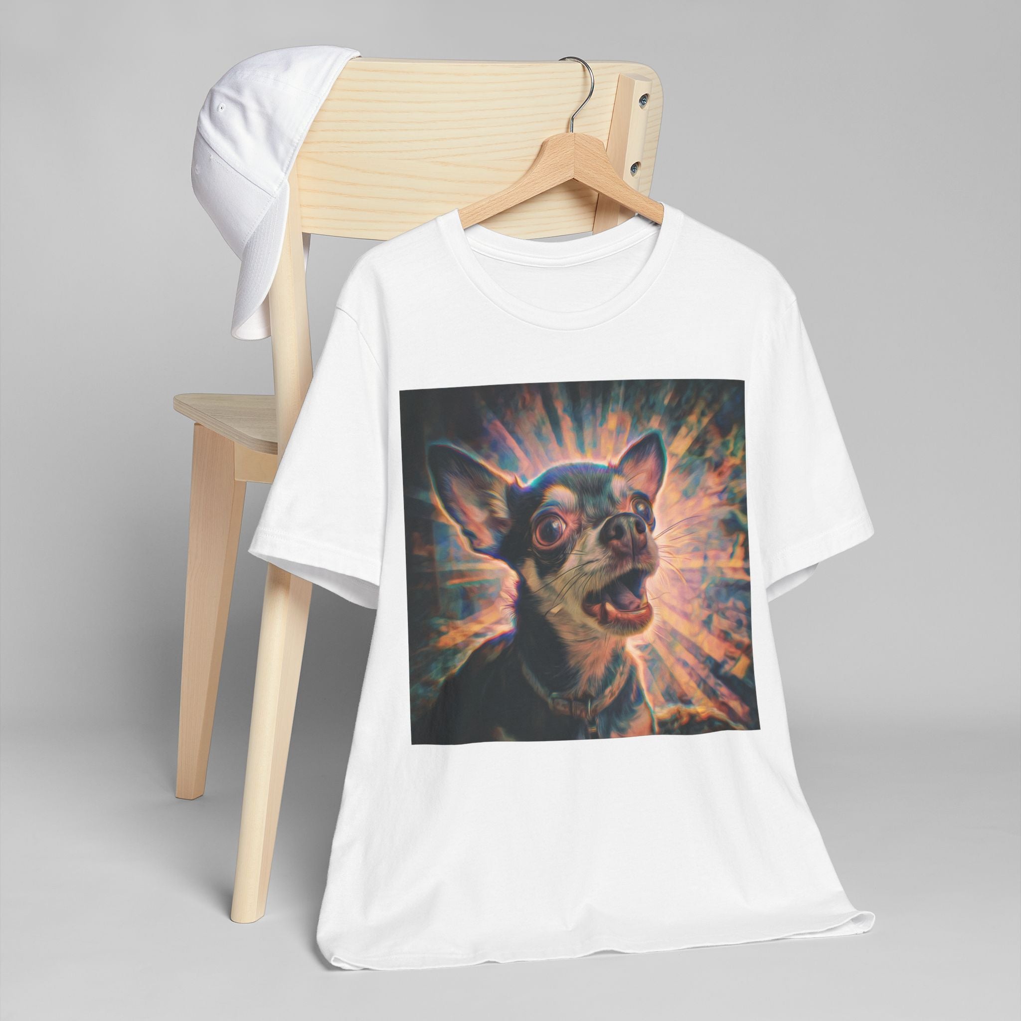 WOOF Retro Dog T-Shirt, Funny Dog Lover Gift, Pet Owner Apparel, Unique Graphic Tee, Dog Themed Fashion