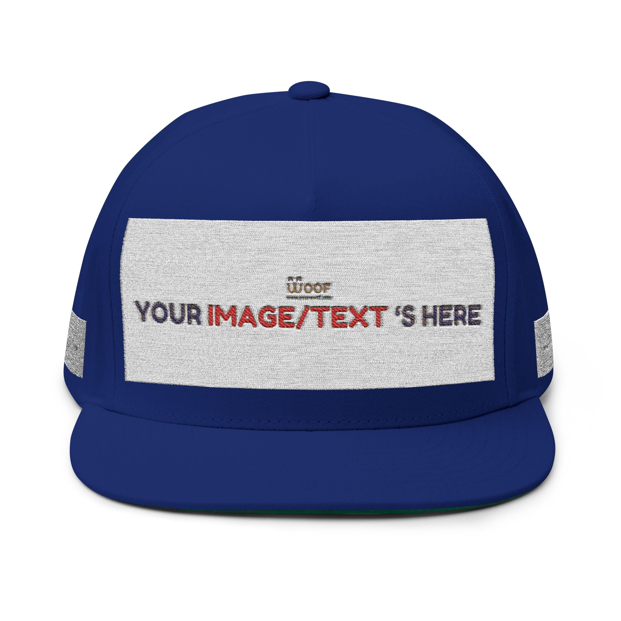 Custom Embroidered Flat Bill Cap | Personalize Your Style | Perfect Gift for Holidays, Sports, and Events | Stylish Headwear