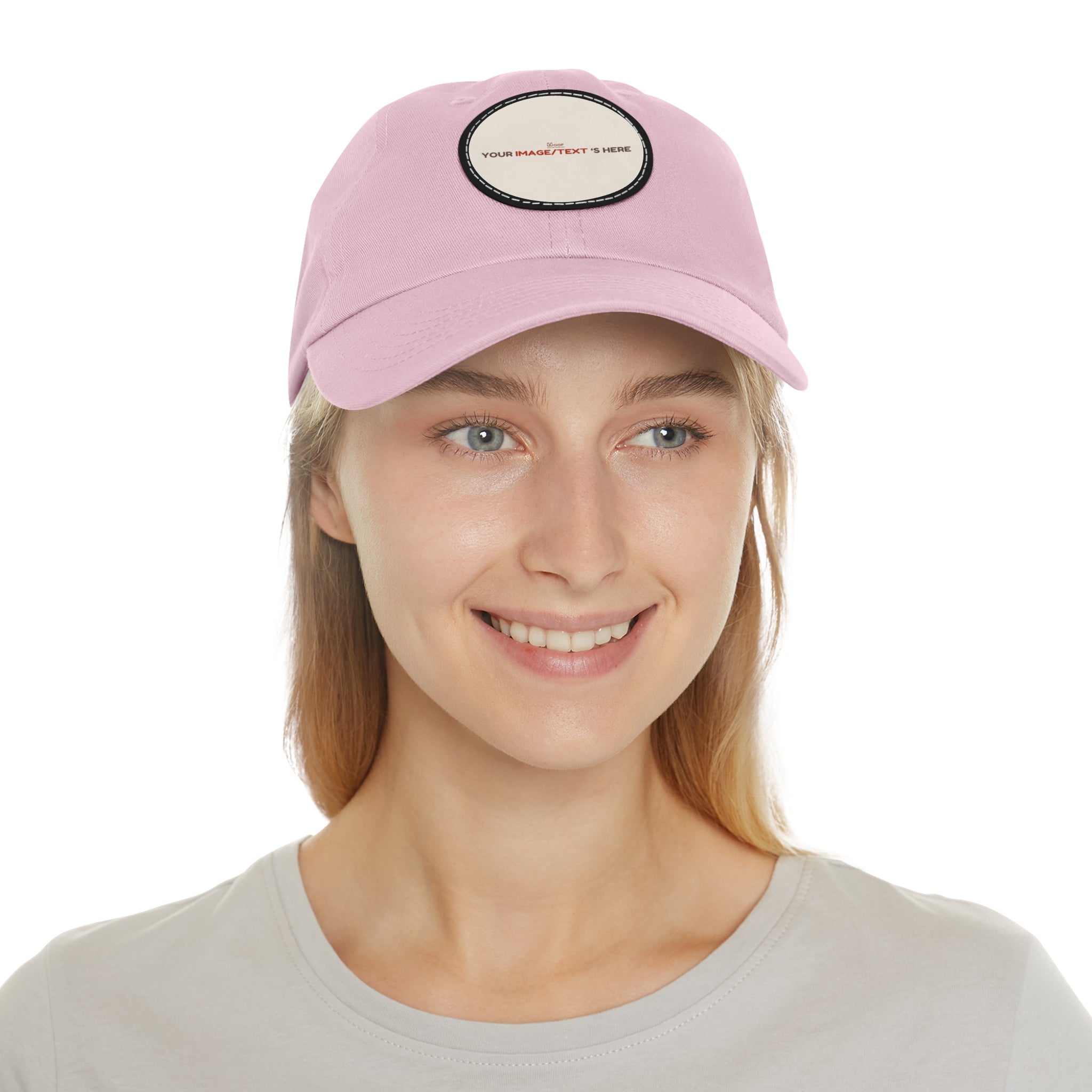 Stylish Dad Hat with Custom Leather Patch, Gifts for Dad, Casual Cap, Vintage Style Hat, Father's Day Accessories, Personalized Headwear