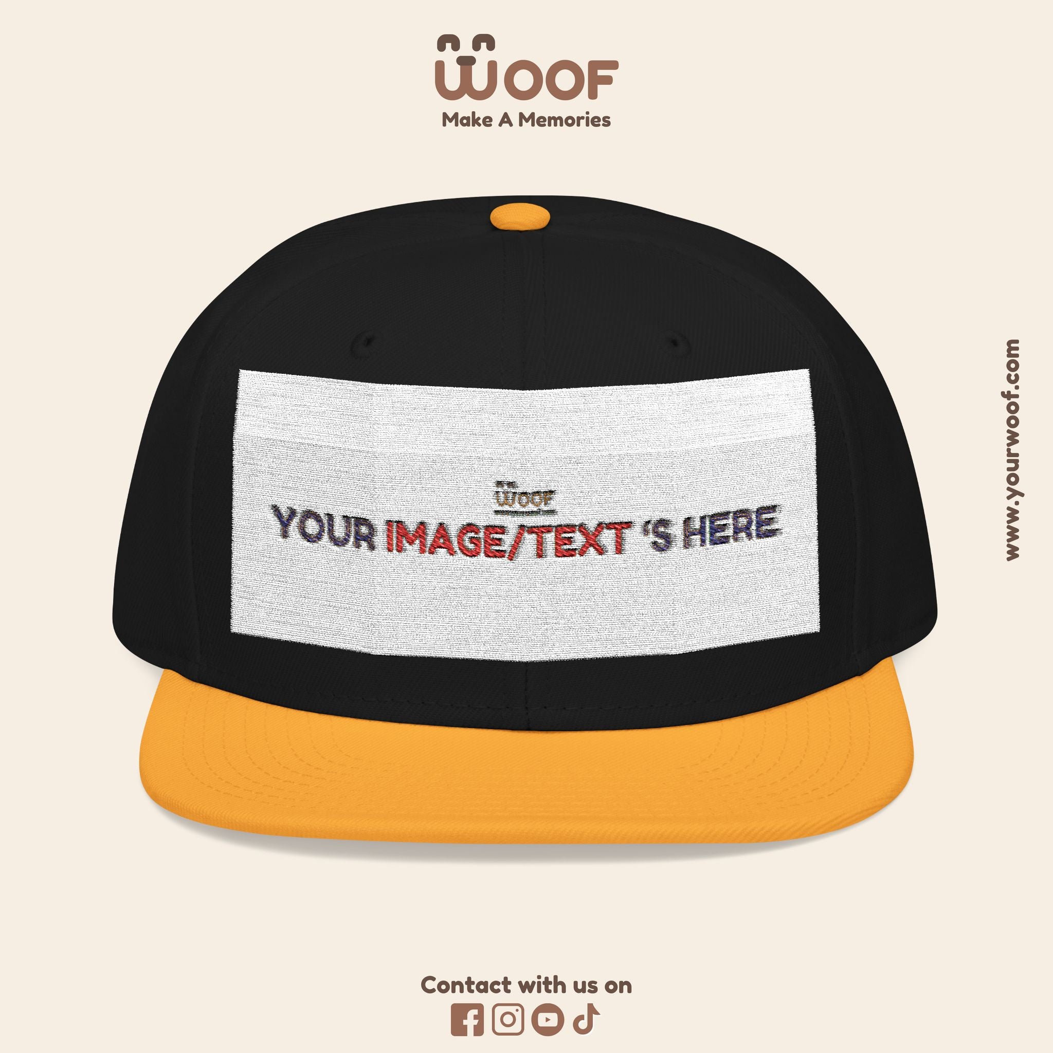 Custom Embroidered Snapback Hat, Personalized Cap, Unique Gifts, Dad Hat, Fashion Accessory, Customized Headwear