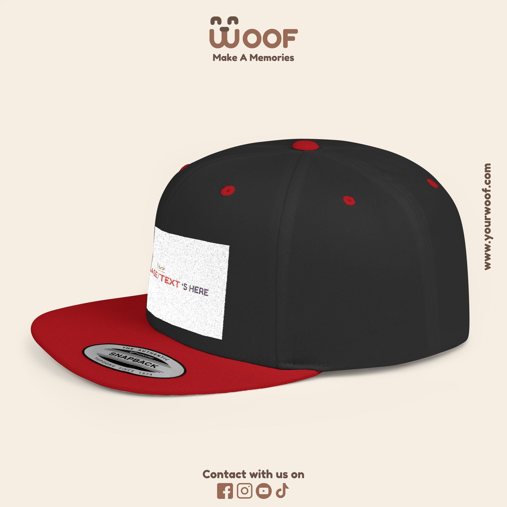 Stylish Flat Bill Snapback Hat, Custom Cap, Trendy Streetwear, Gift for Him/Her, Perfect for Events & Fashion Lovers